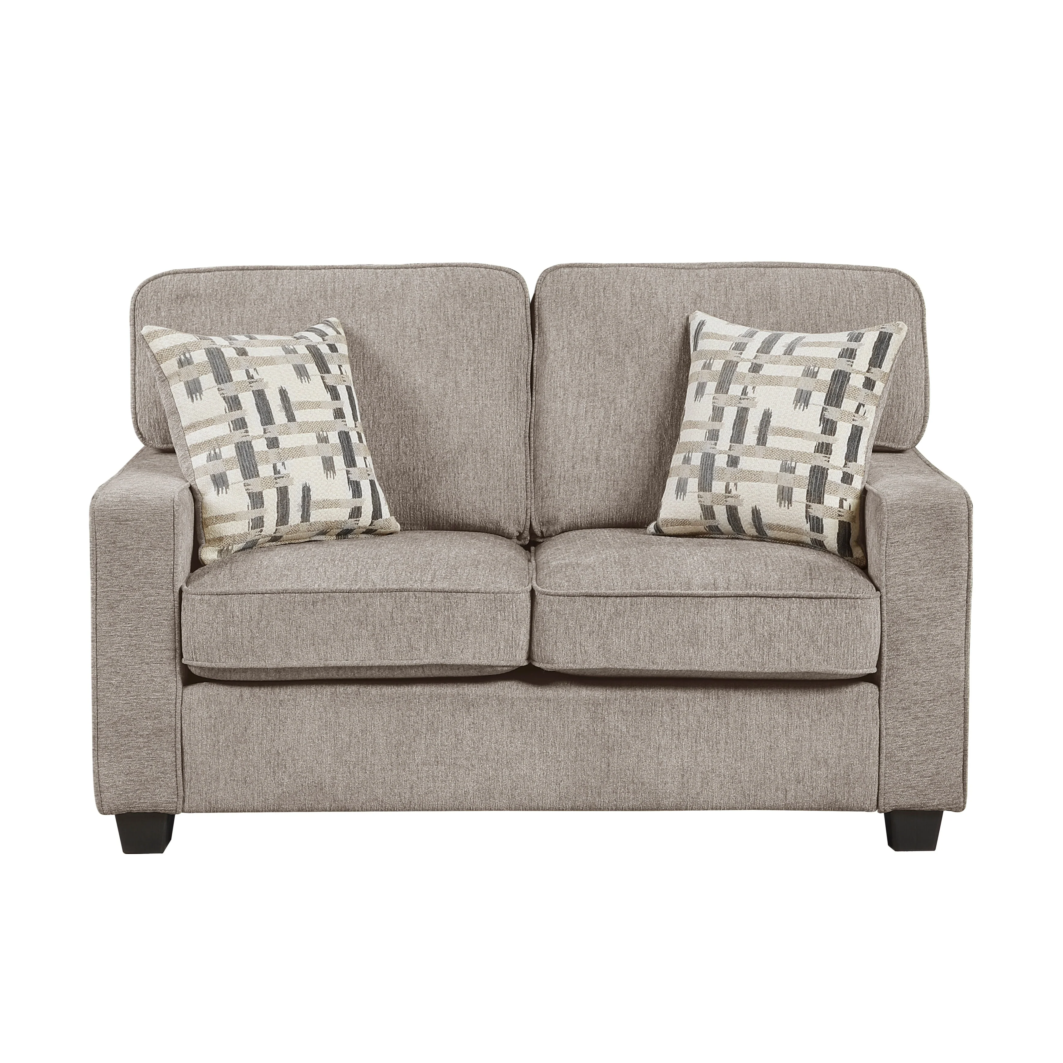 Frances Brown Sofa and Loveseat - Image 7