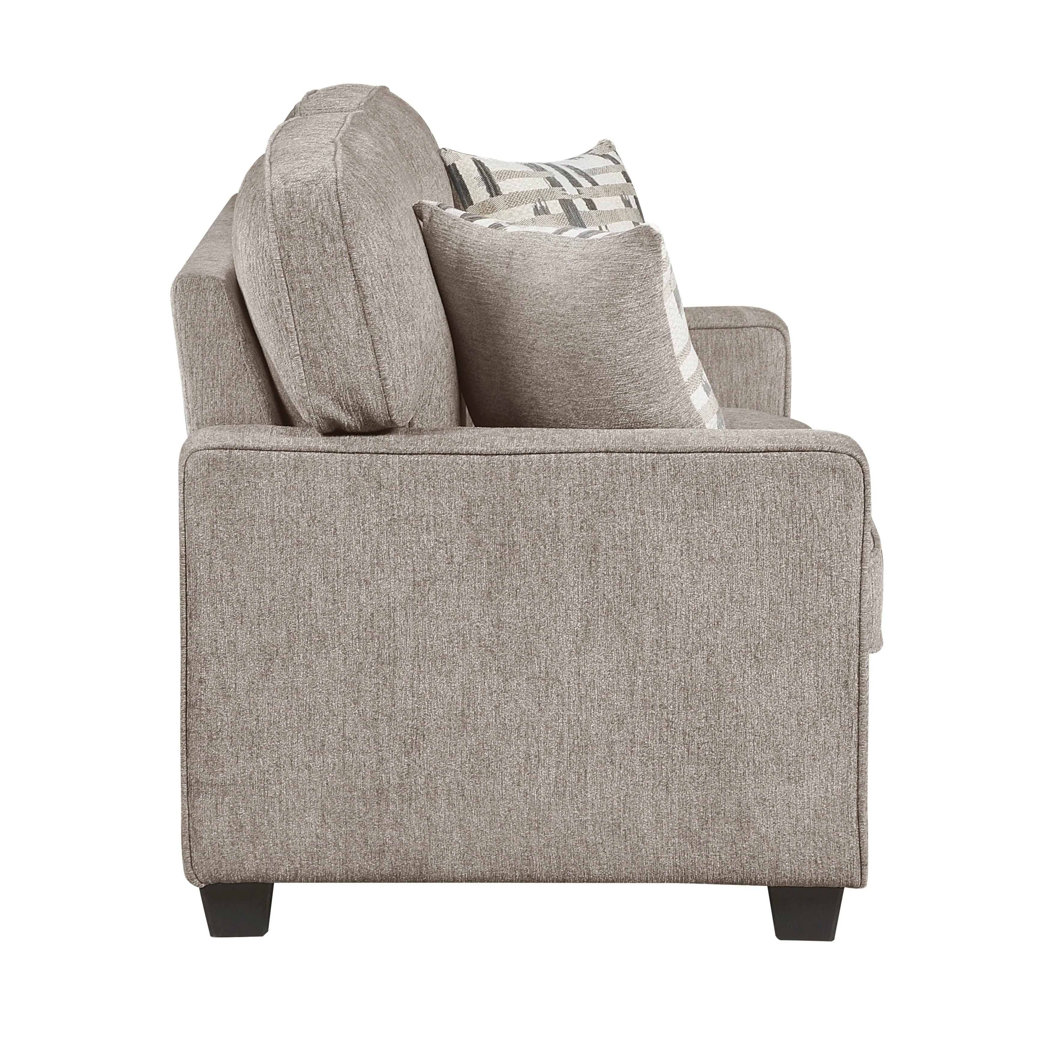 Frances Brown Sofa and Loveseat - Image 9