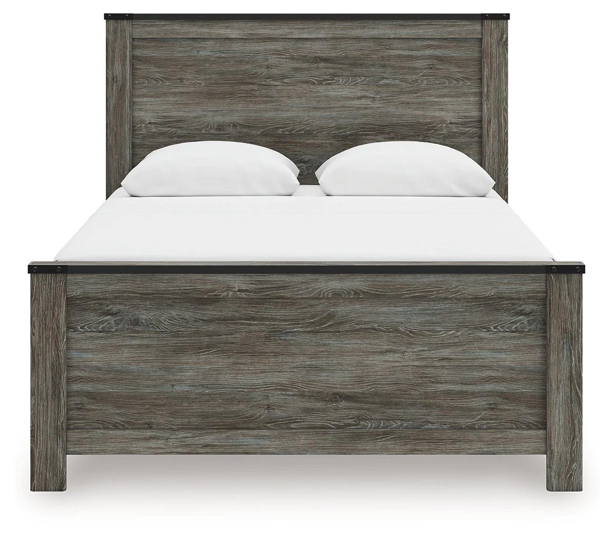 Frandern Black/Gray Queen Panel Bed - Image 5