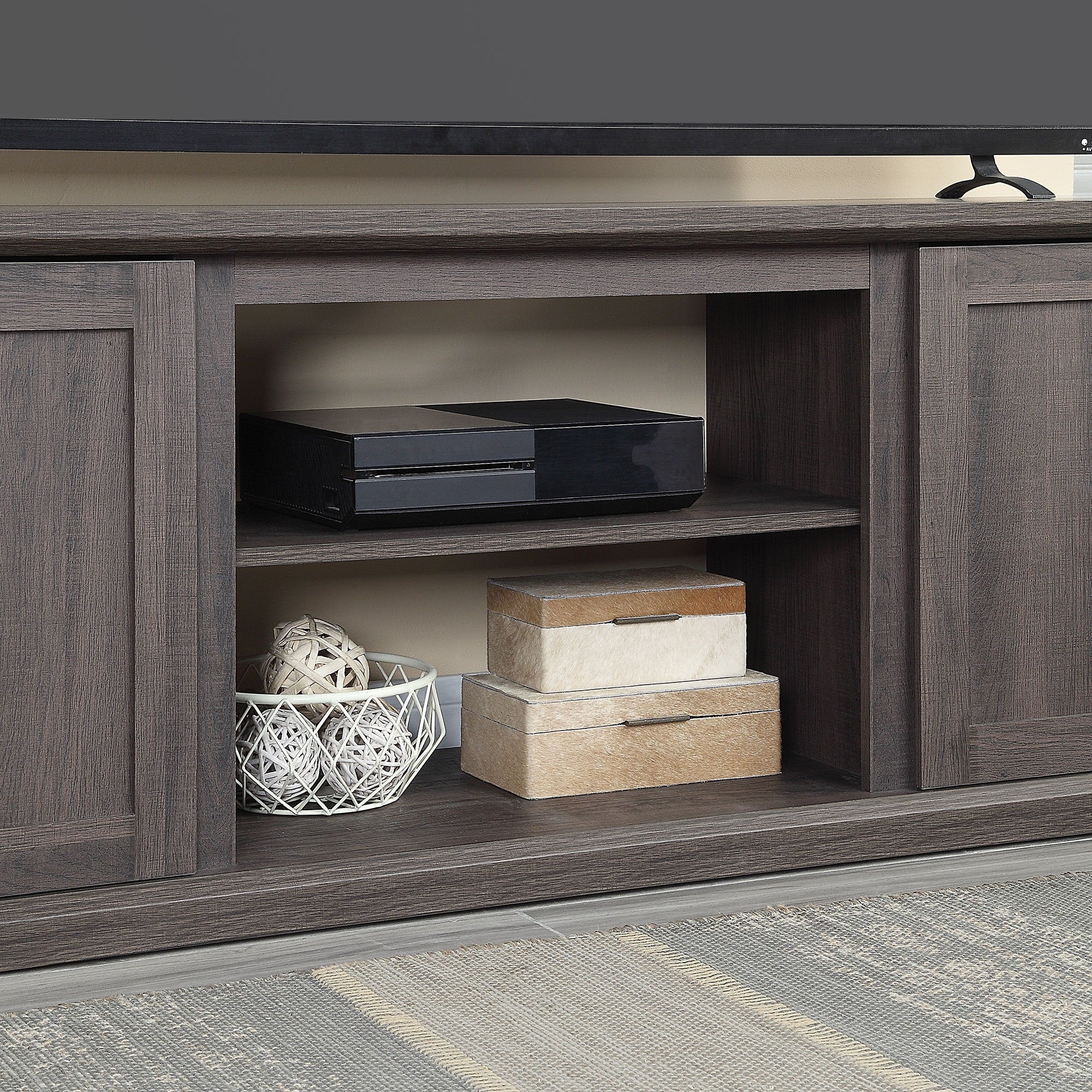 Franklin 60" TV Stand in Brown - Image 4