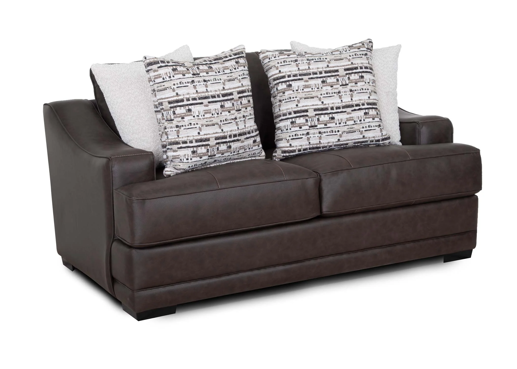 Franklin Duvall Coffee Prescott Oversized Sofa & Loveseat - Image 3