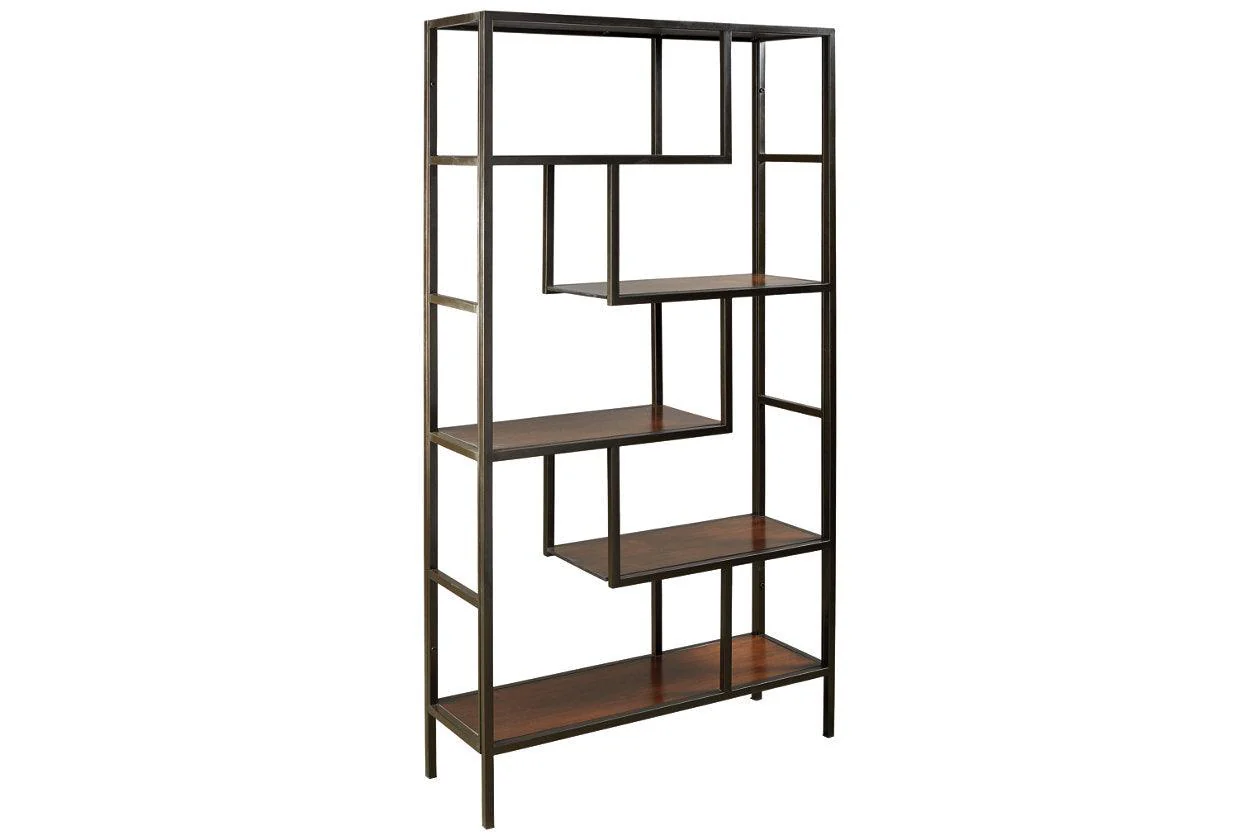Frankwell Brown/Black Bookcase - Image 2