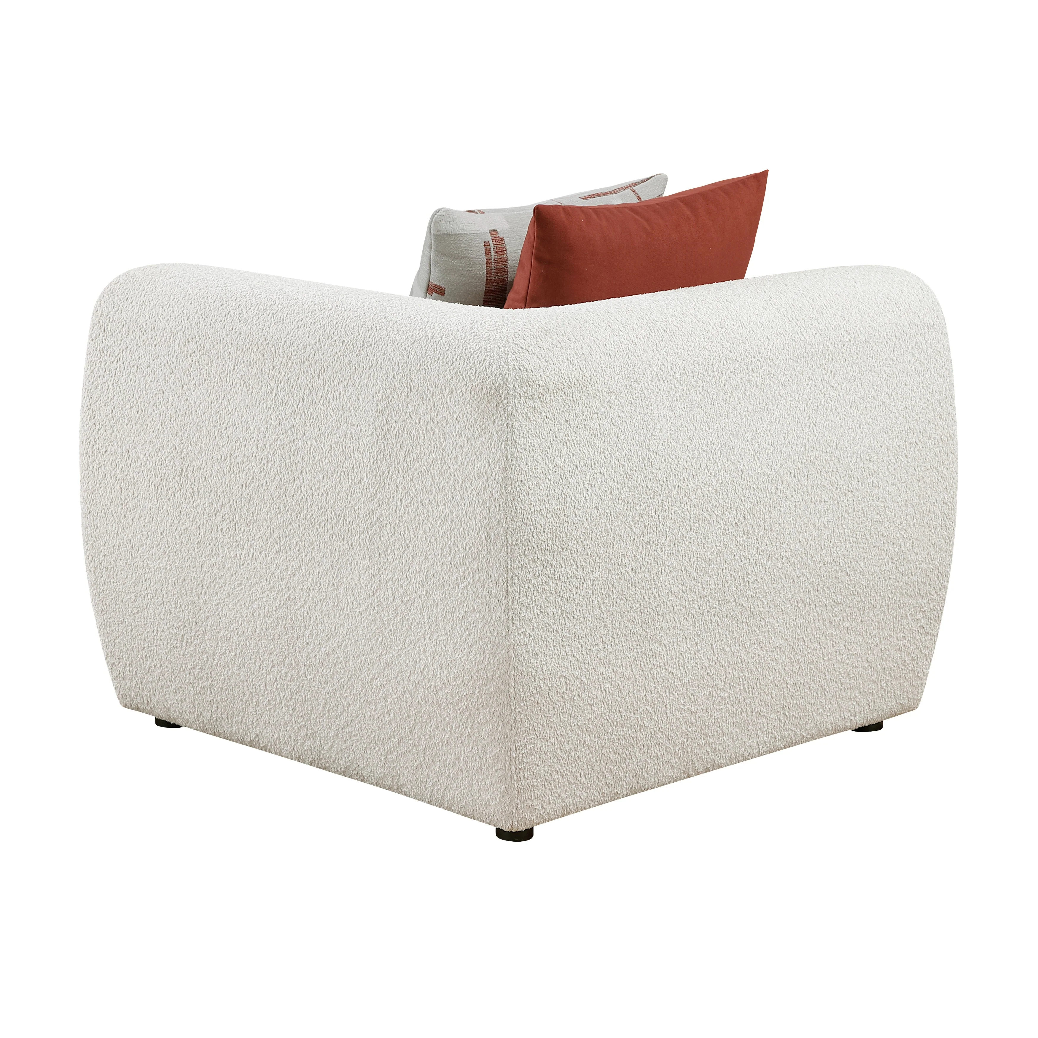Franz Beige Chenille 3-Piece Modular Sofa - Image 6
