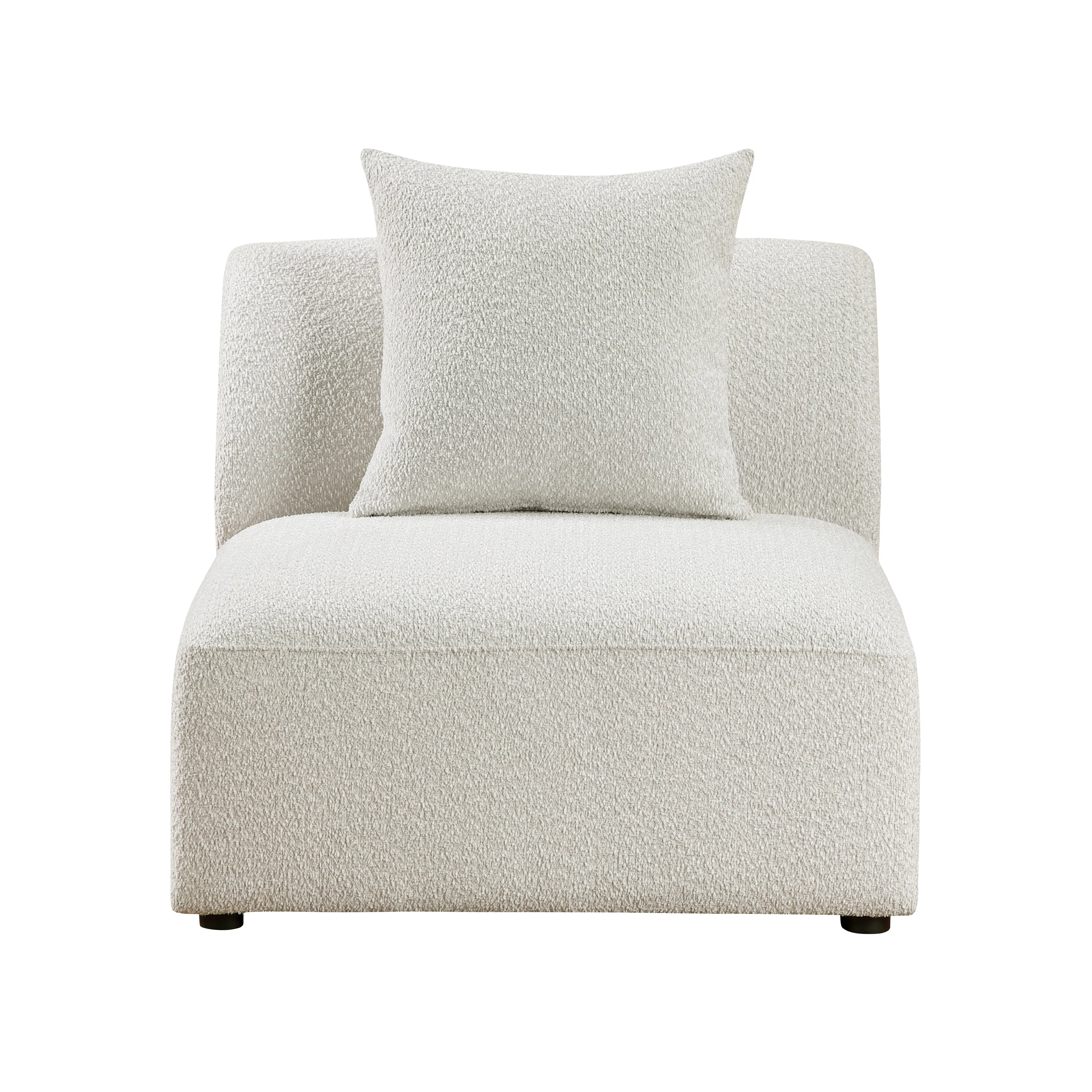 Franz Beige Chenille 3-Piece Modular Sofa - Image 9