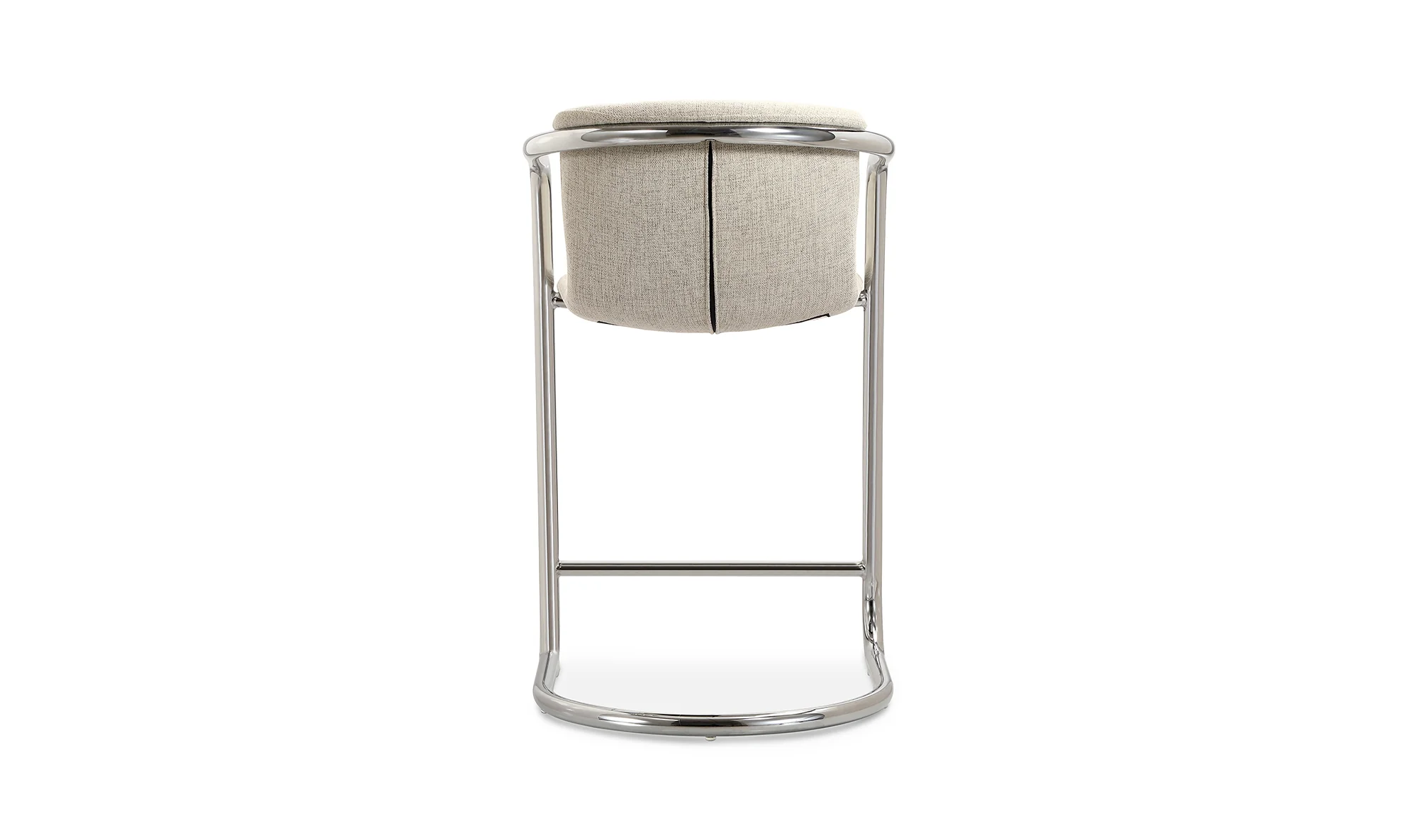 Freeman Chrome Frame Counter Stool Blended Cream - Image 4
