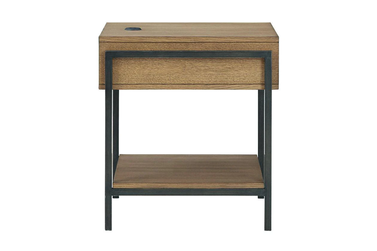 Fridley Brown/Black End Table - Image 3