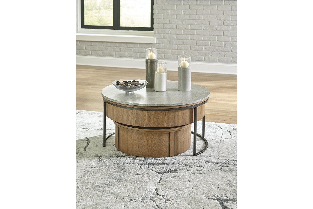 Fridley Gray/Brown/Black Nesting Coffee Table - Image 8