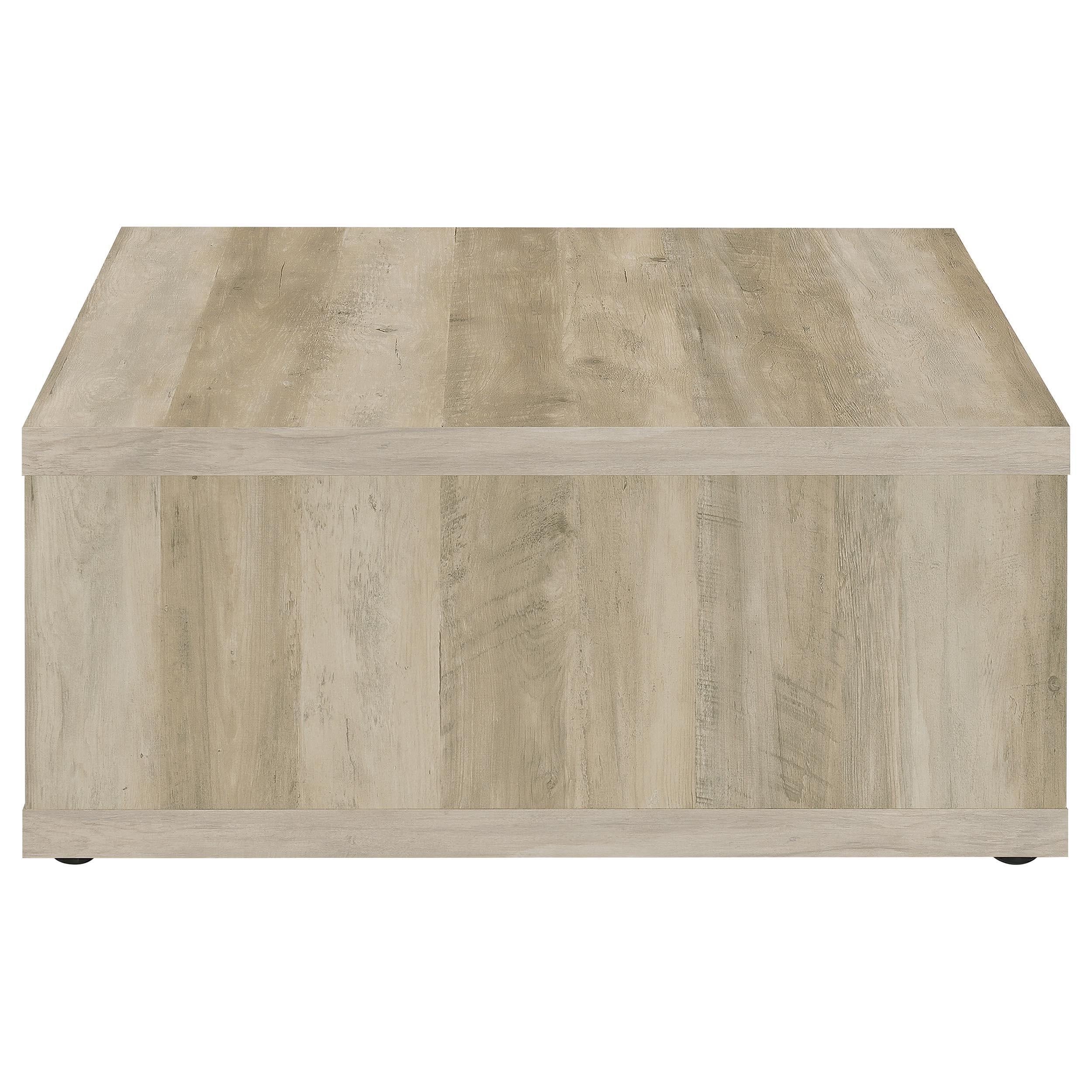Frisco Distressed Pine 2-Piece Coffee and End Table Set - Image 9