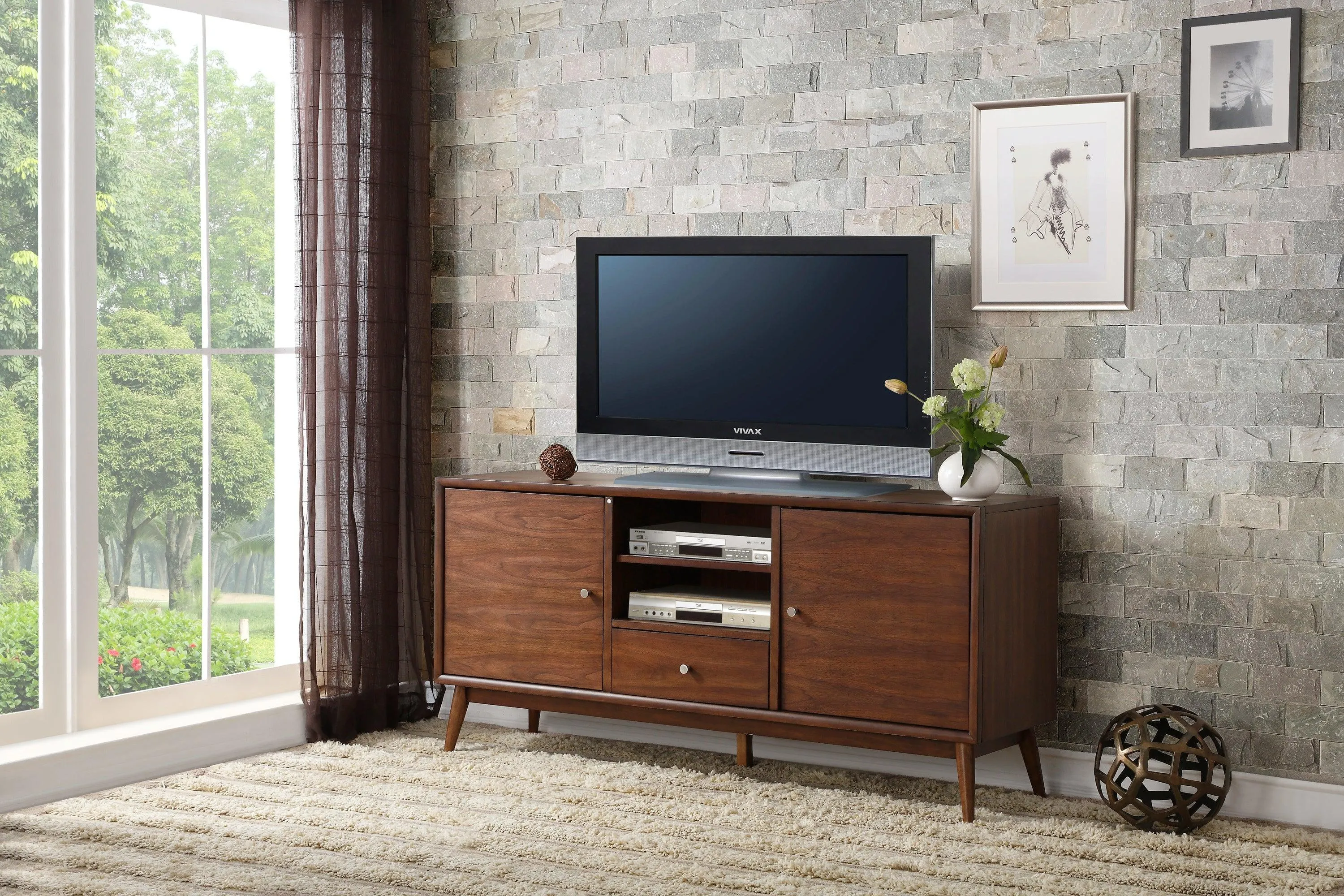 Frolic Brown TV Stand - Image 2