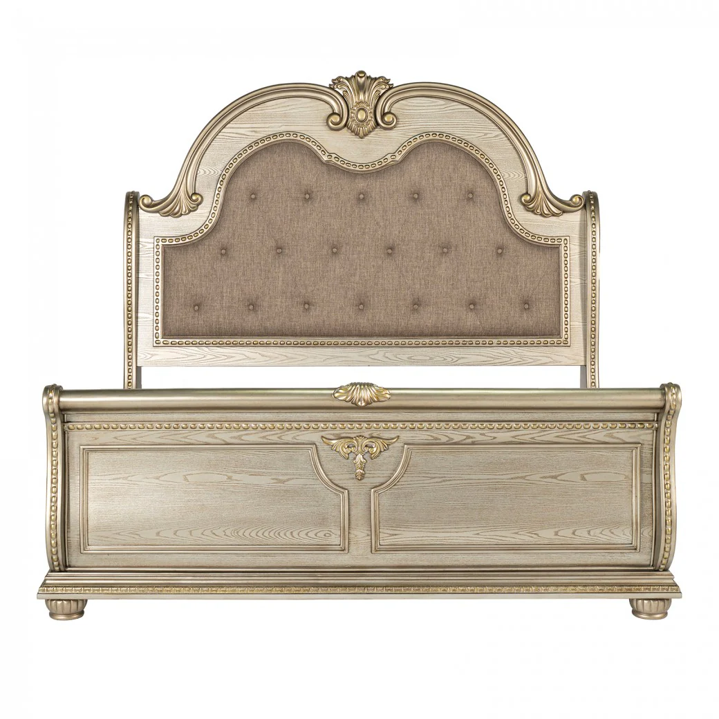 Fromberg Gold Champagne King Bed - Image 5