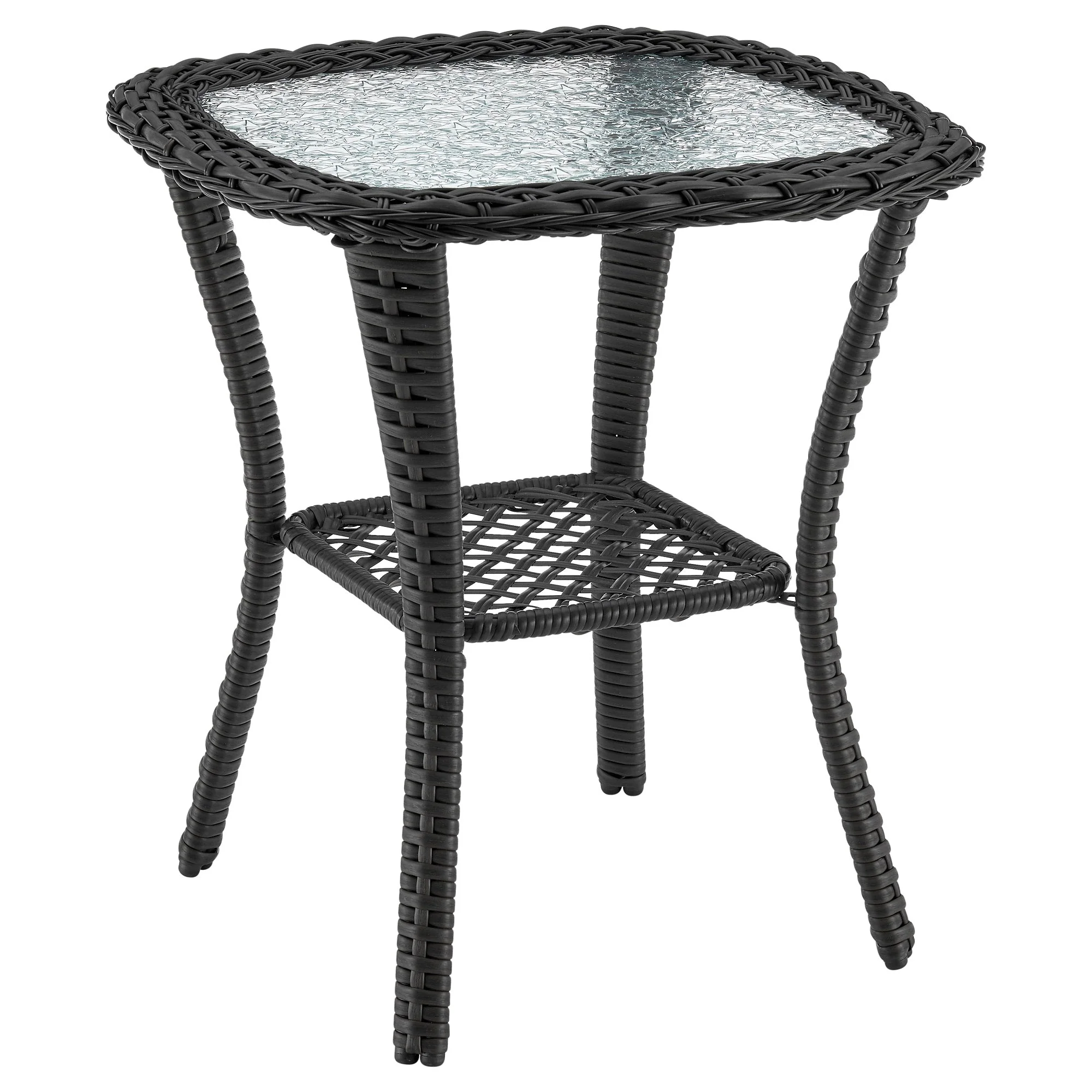 Fruttuo Patio 2-Person Seating Group with End Table with Grey Cushions - Image 5