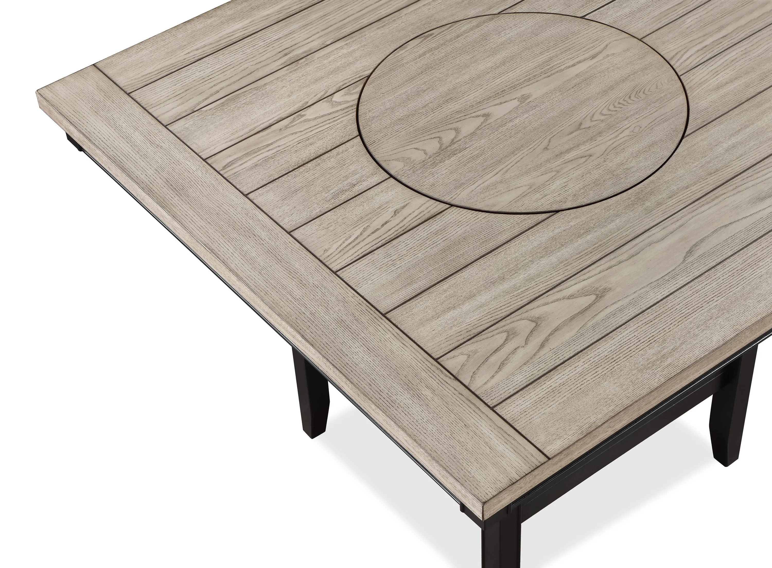 Fulton Charcoal and Light Gray Counter Hight Table - Image 2