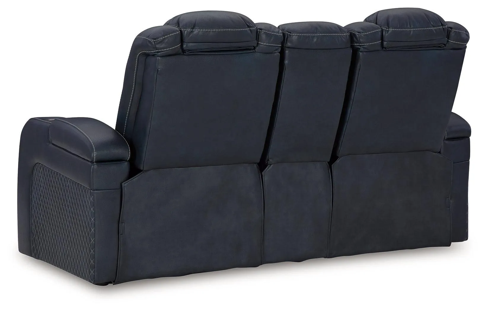 Fyne-Dyme Sapphire  Dual Power Reclining Loveseat with Console - Image 5