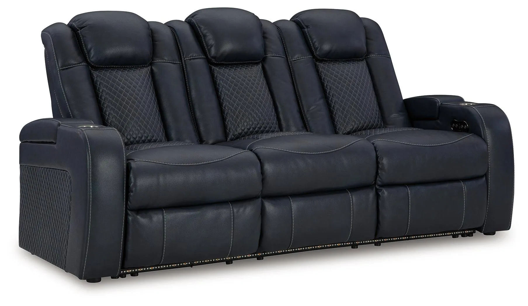 Fyne-Dyme Sapphire Dual Power Reclining Sofa - Image 2