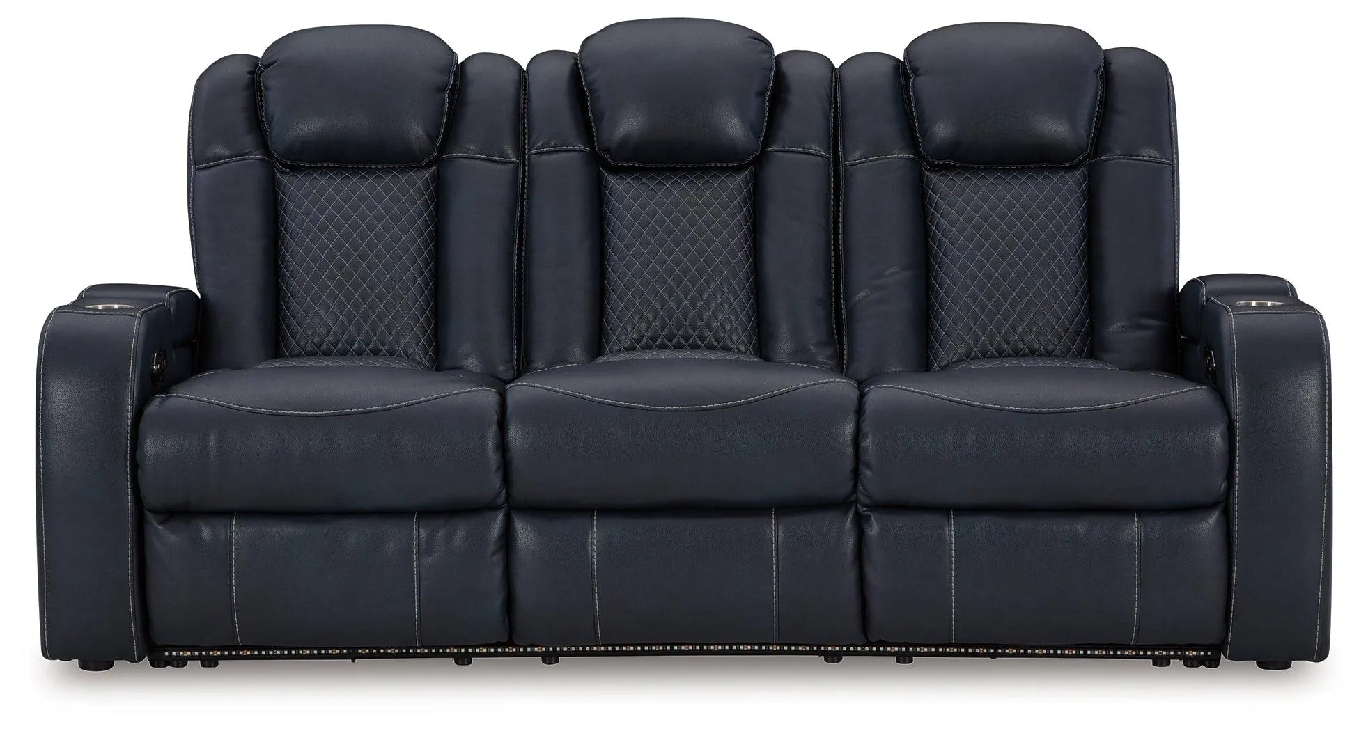Fyne-Dyme Sapphire Dual Power Reclining Sofa - Image 4