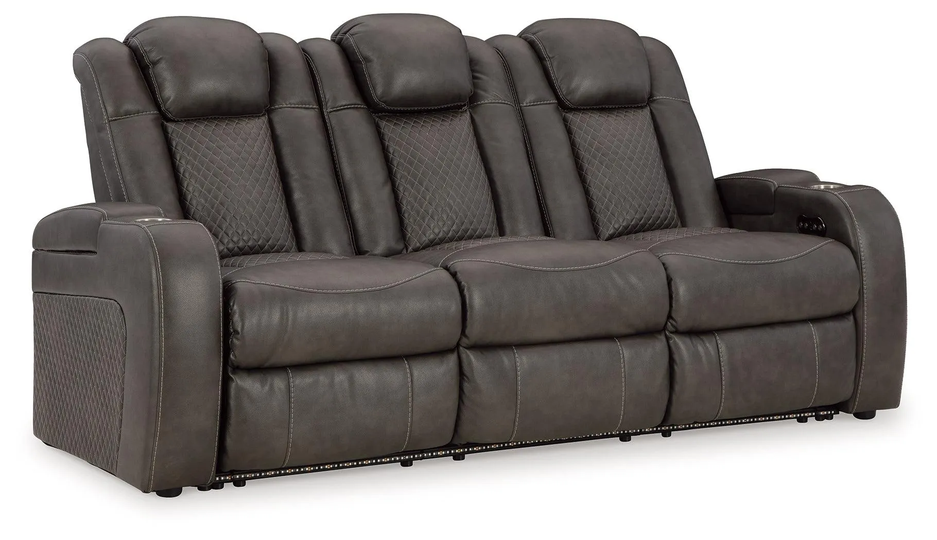 Fyne-Dyme Shadow Dual Power Reclining Sofa - Image 2