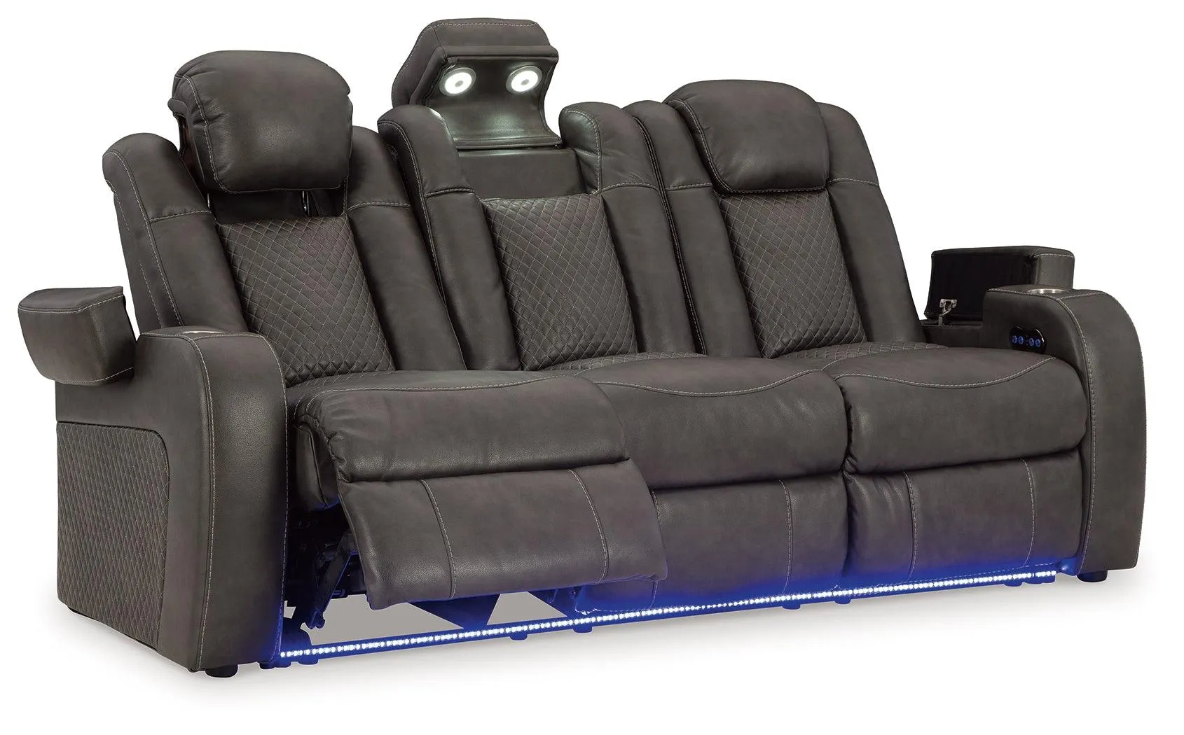 Fyne-Dyme Shadow Dual Power Reclining Sofa - Image 3