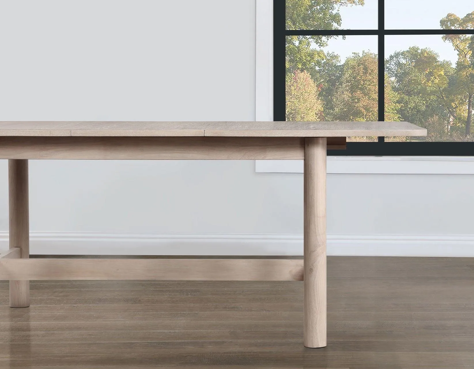 Gabby 60-78 inch Dining Table w/ 18-inch leaf - Image 4