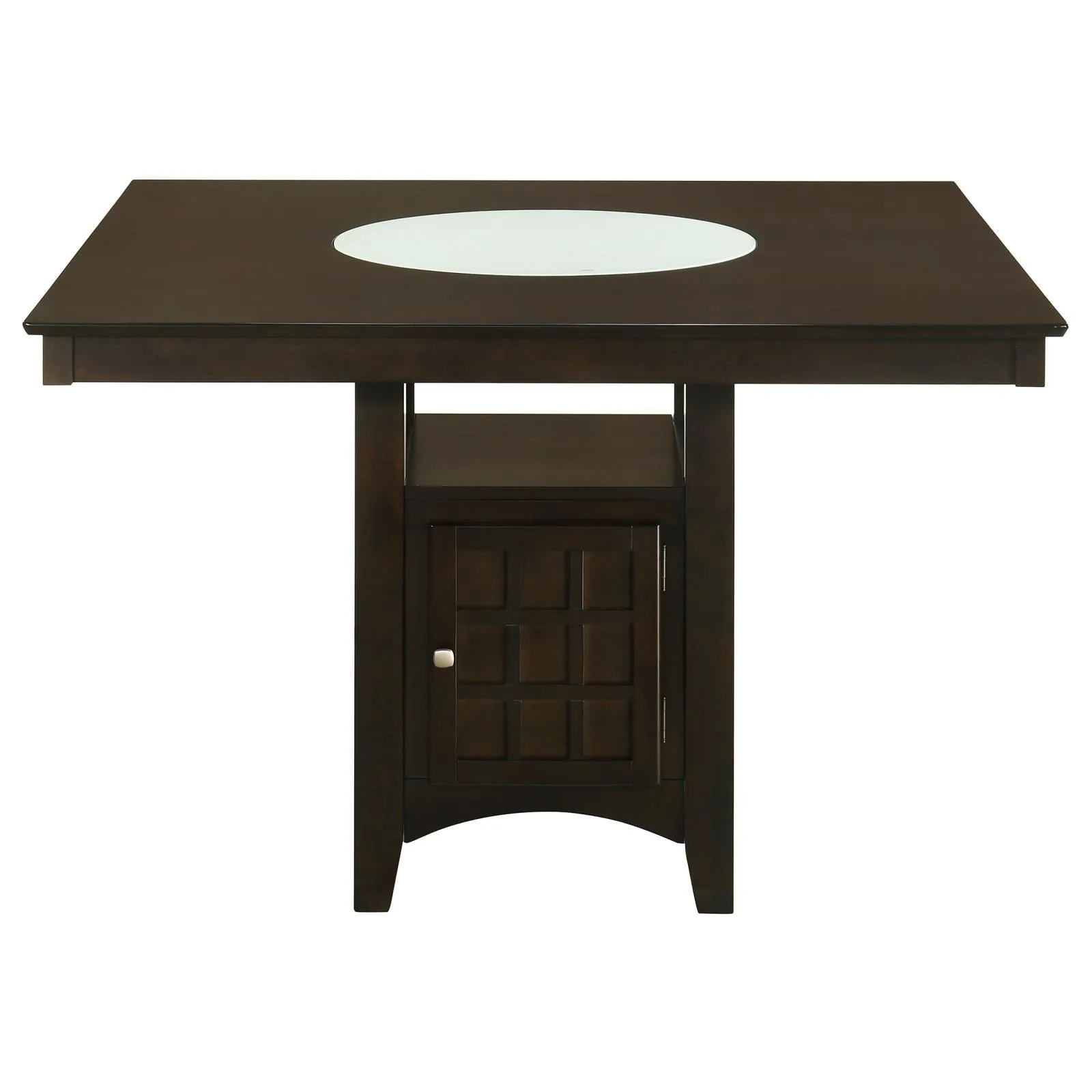 Gabriel Cappuccino 5-Piece Square Counter Height Dining Set - Image 3