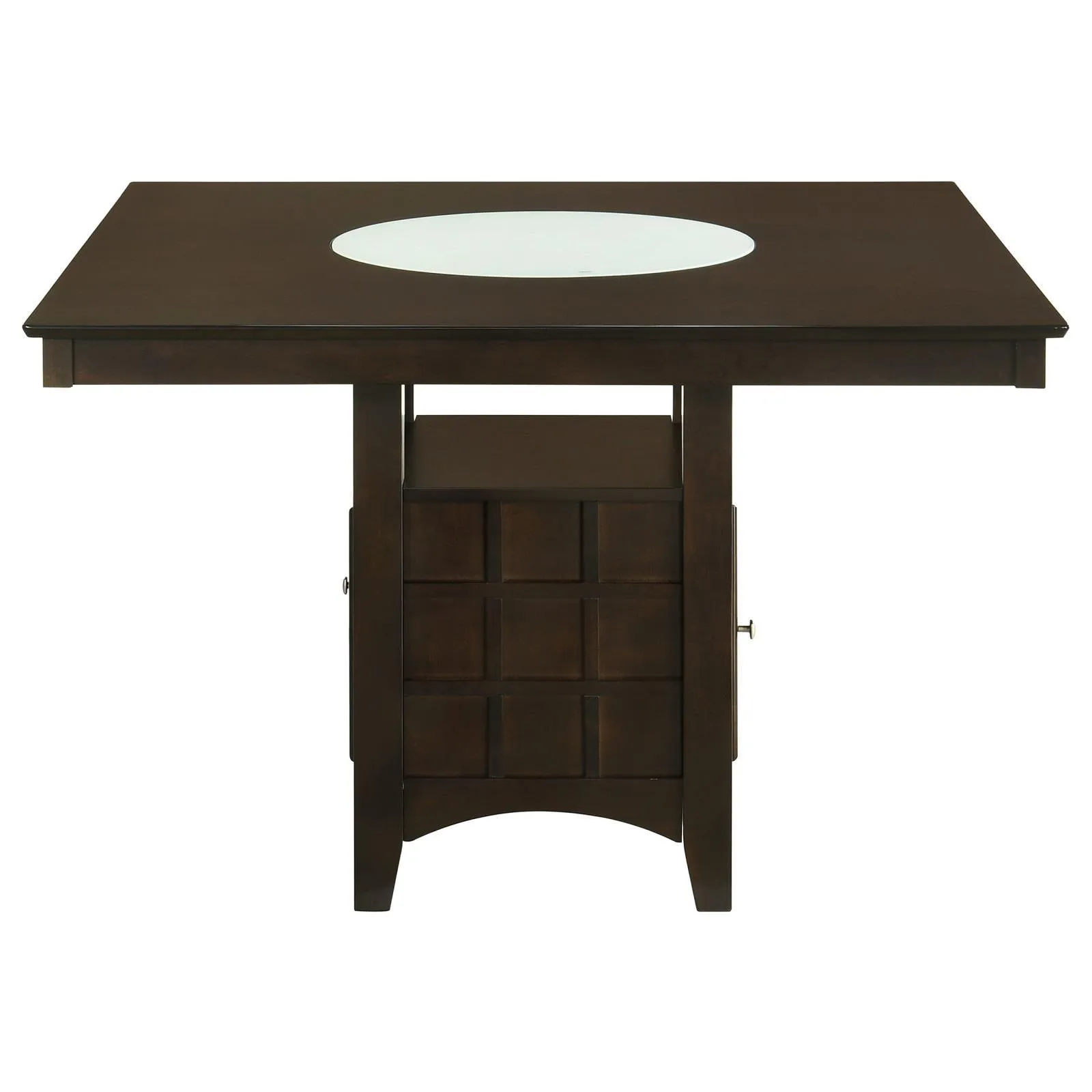 Gabriel Cappuccino 5-Piece Square Counter Height Dining Set - Image 4