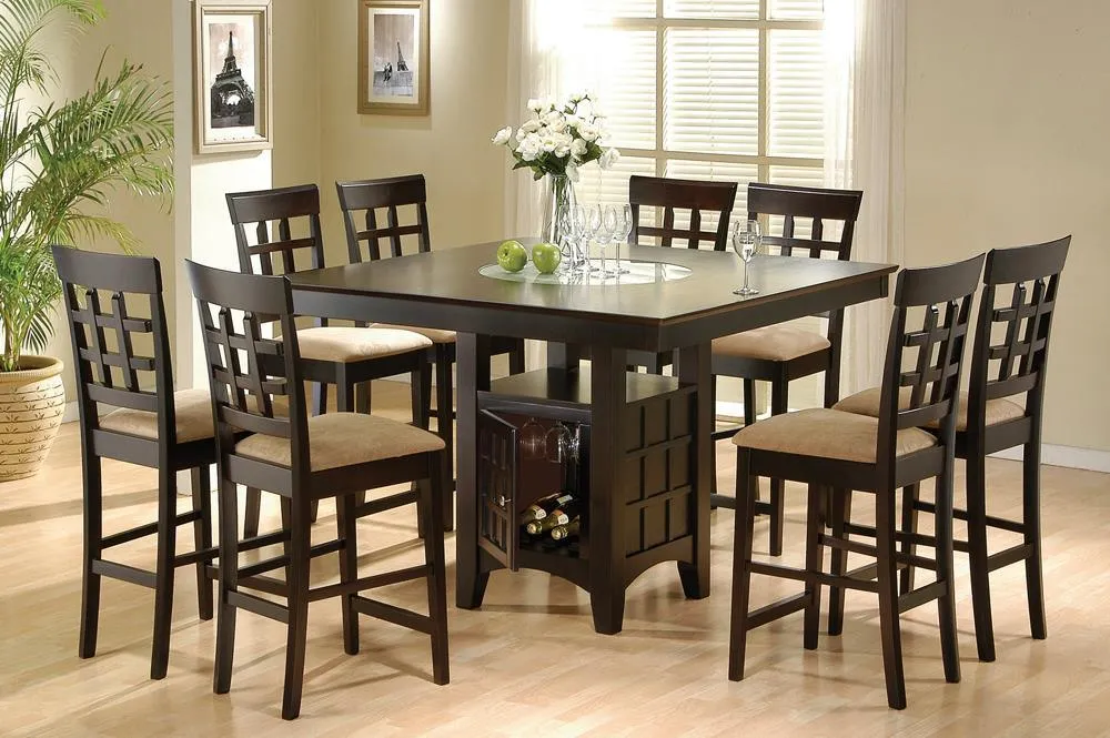 Gabriel Cappuccino 7-Piece Square Dining Set