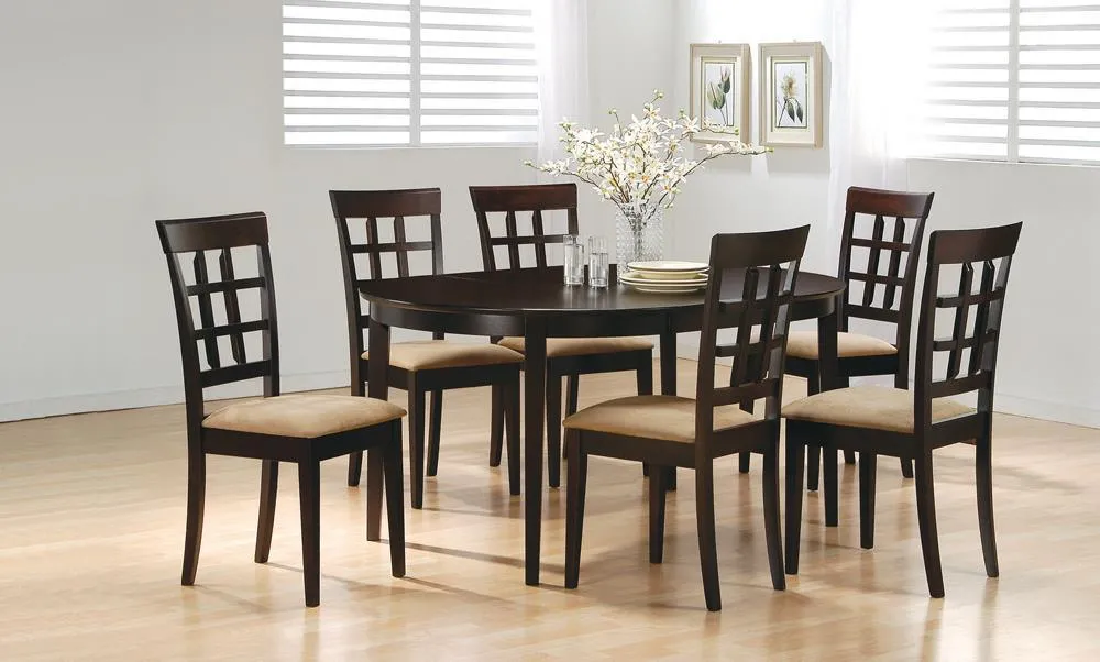 Gabriel Cappuccino Oval Dining Table - Image 3