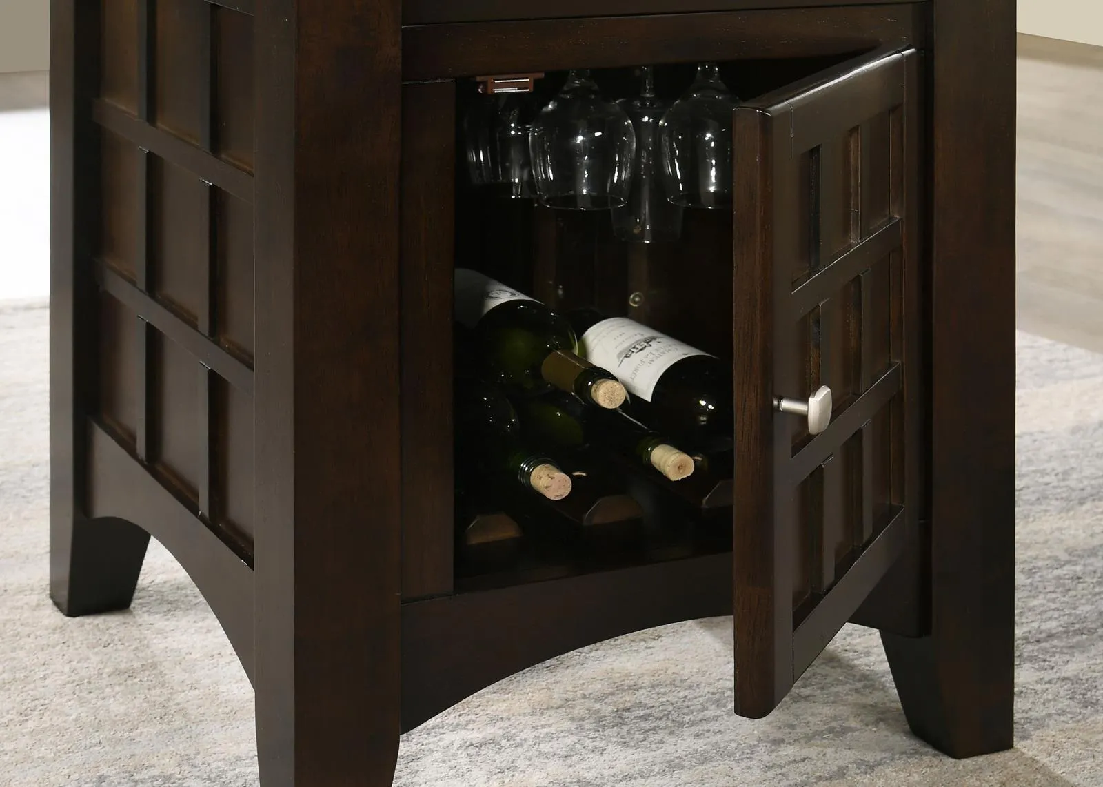 Gabriel Cappuccino Square Counter Height Dining Set - Image 7
