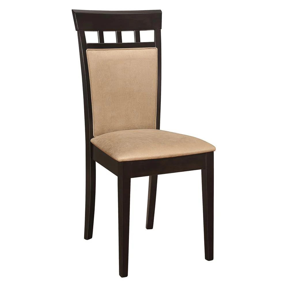 Gabriel Cappuccino/Tan Upholstered Side Chairs, Set of 2 - Image 2