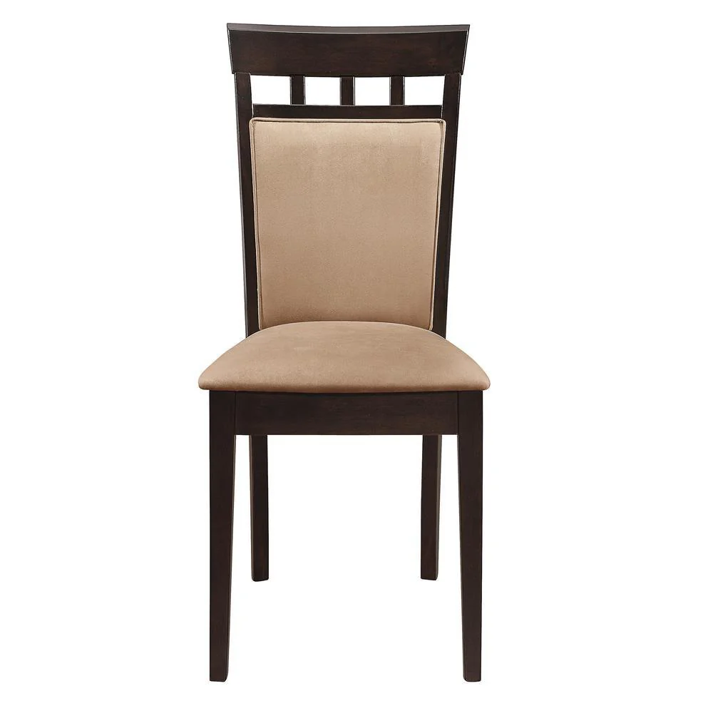Gabriel Cappuccino/Tan Upholstered Side Chairs, Set of 2 - Image 3