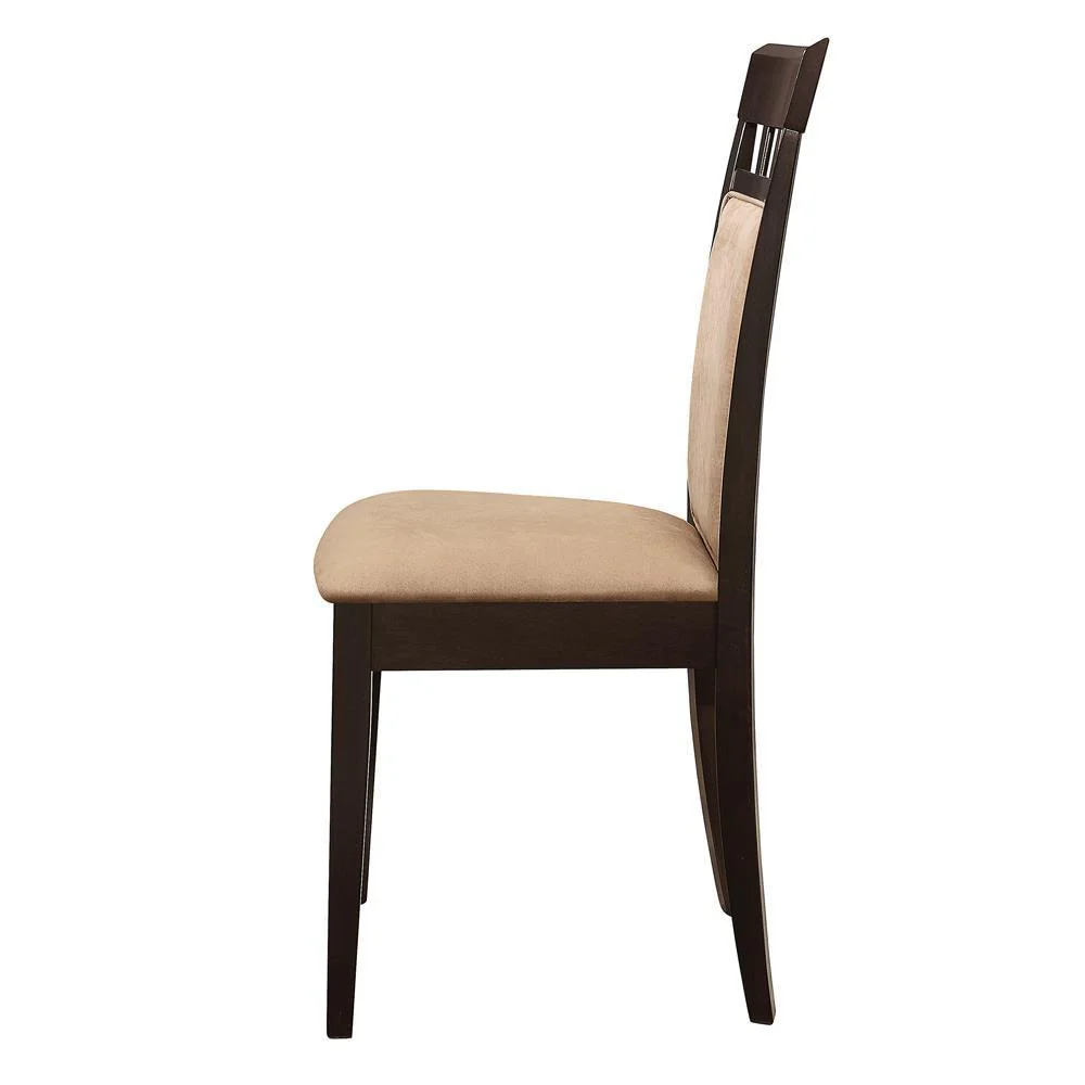Gabriel Cappuccino/Tan Upholstered Side Chairs, Set of 2 - Image 4