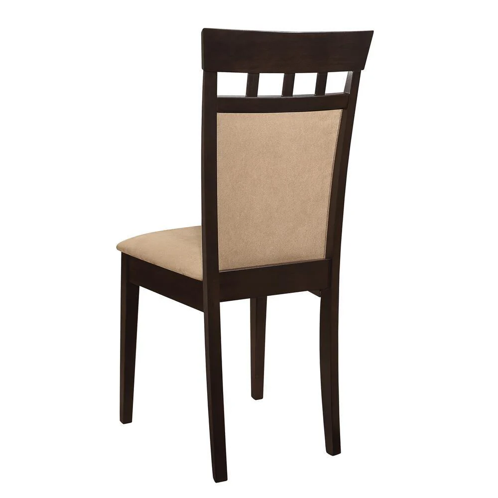 Gabriel Cappuccino/Tan Upholstered Side Chairs, Set of 2 - Image 7