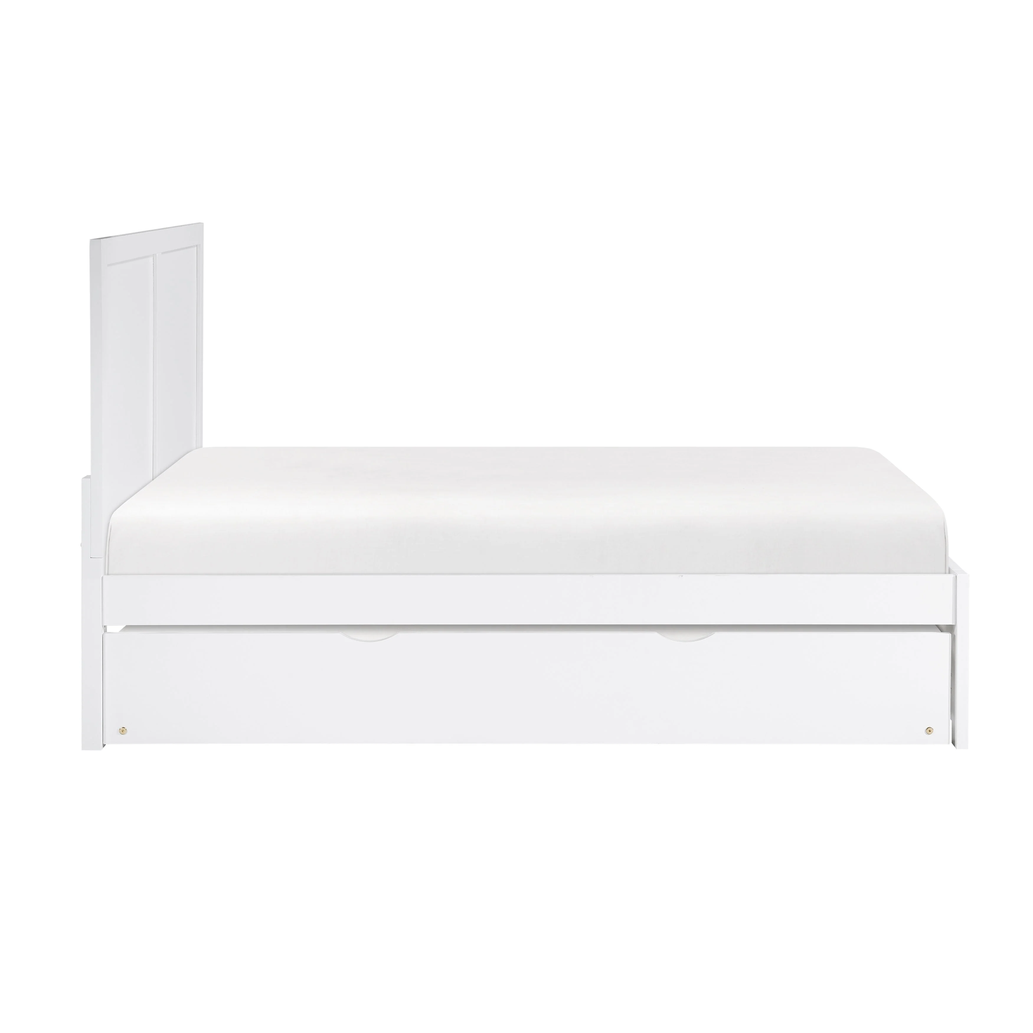 Galen White Full Platform Bed - Image 5