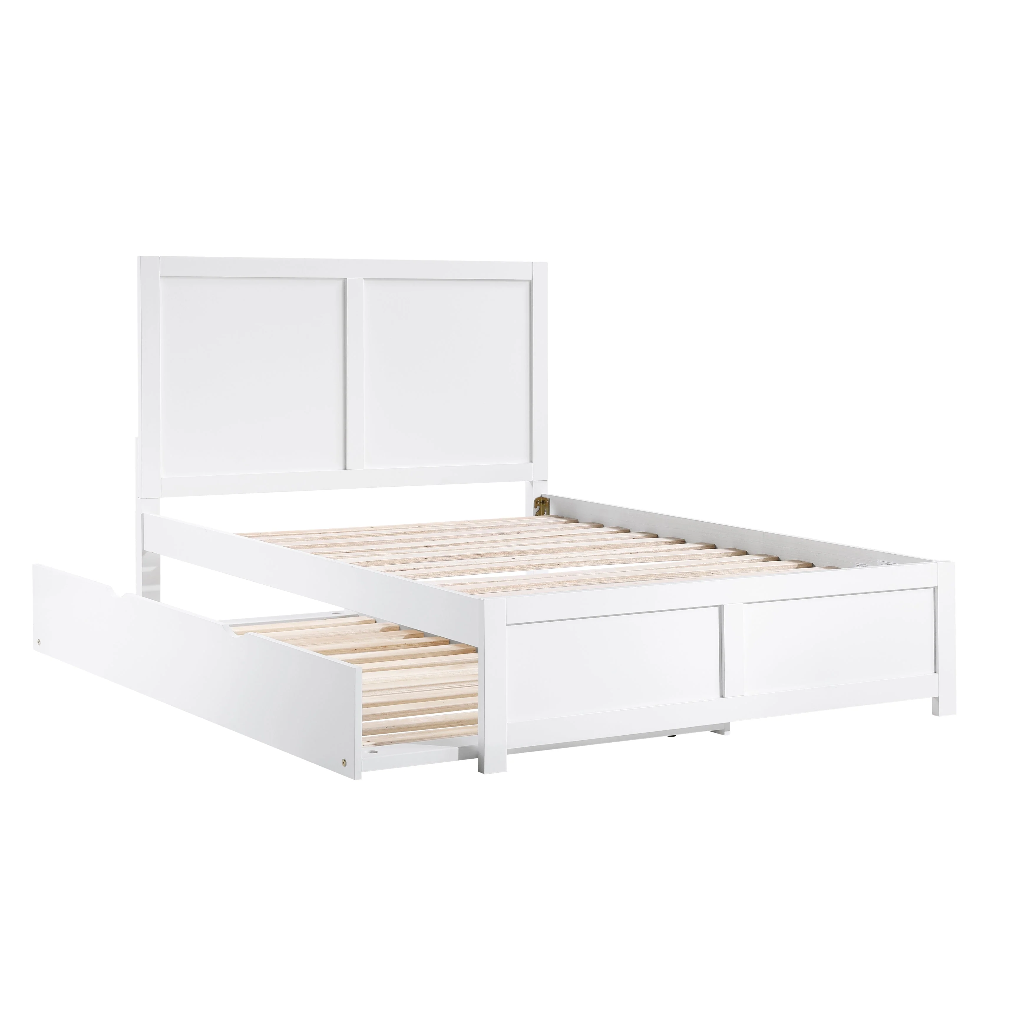Galen White Full Platform Bed - Image 7