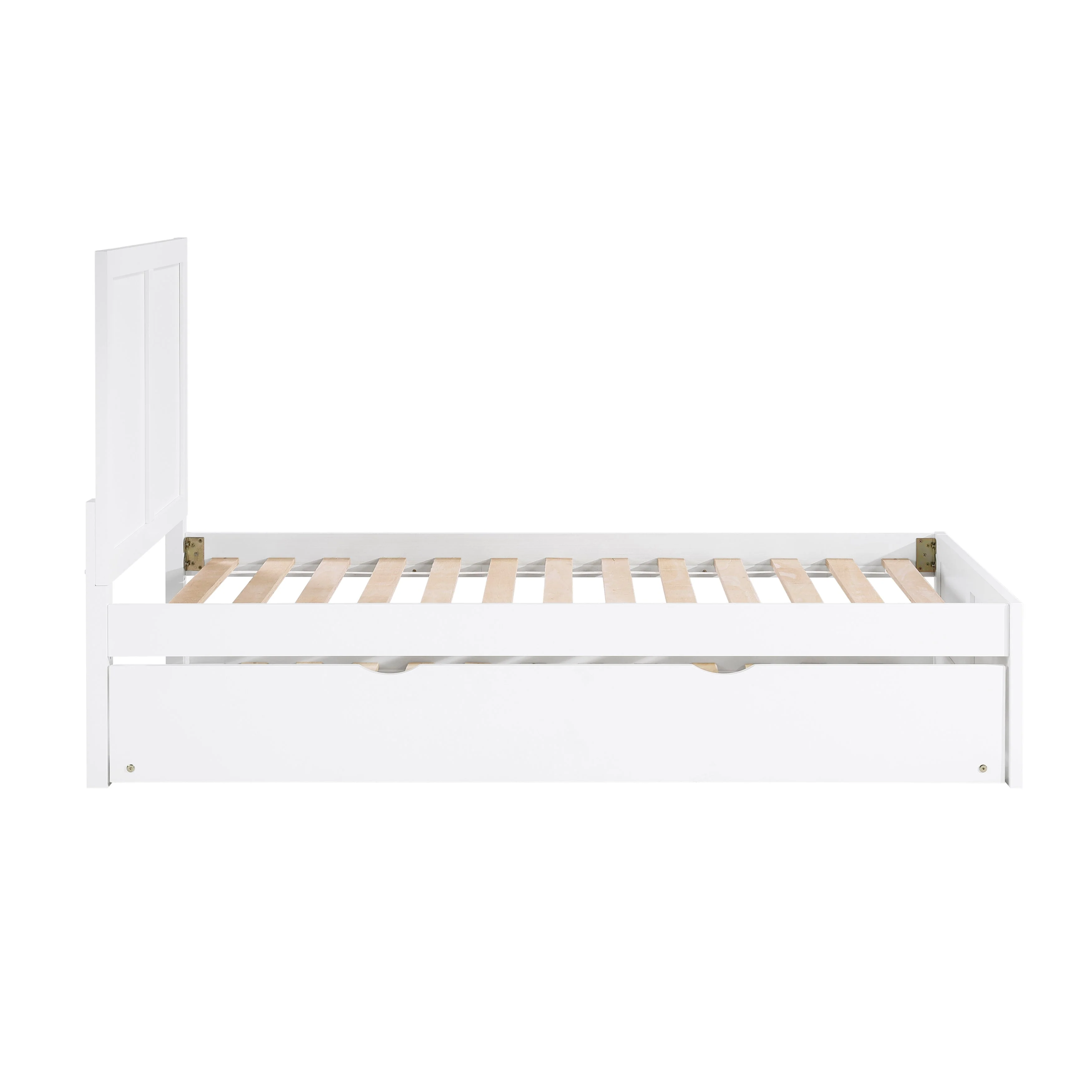 Galen White Twin Platform Bed - Image 4