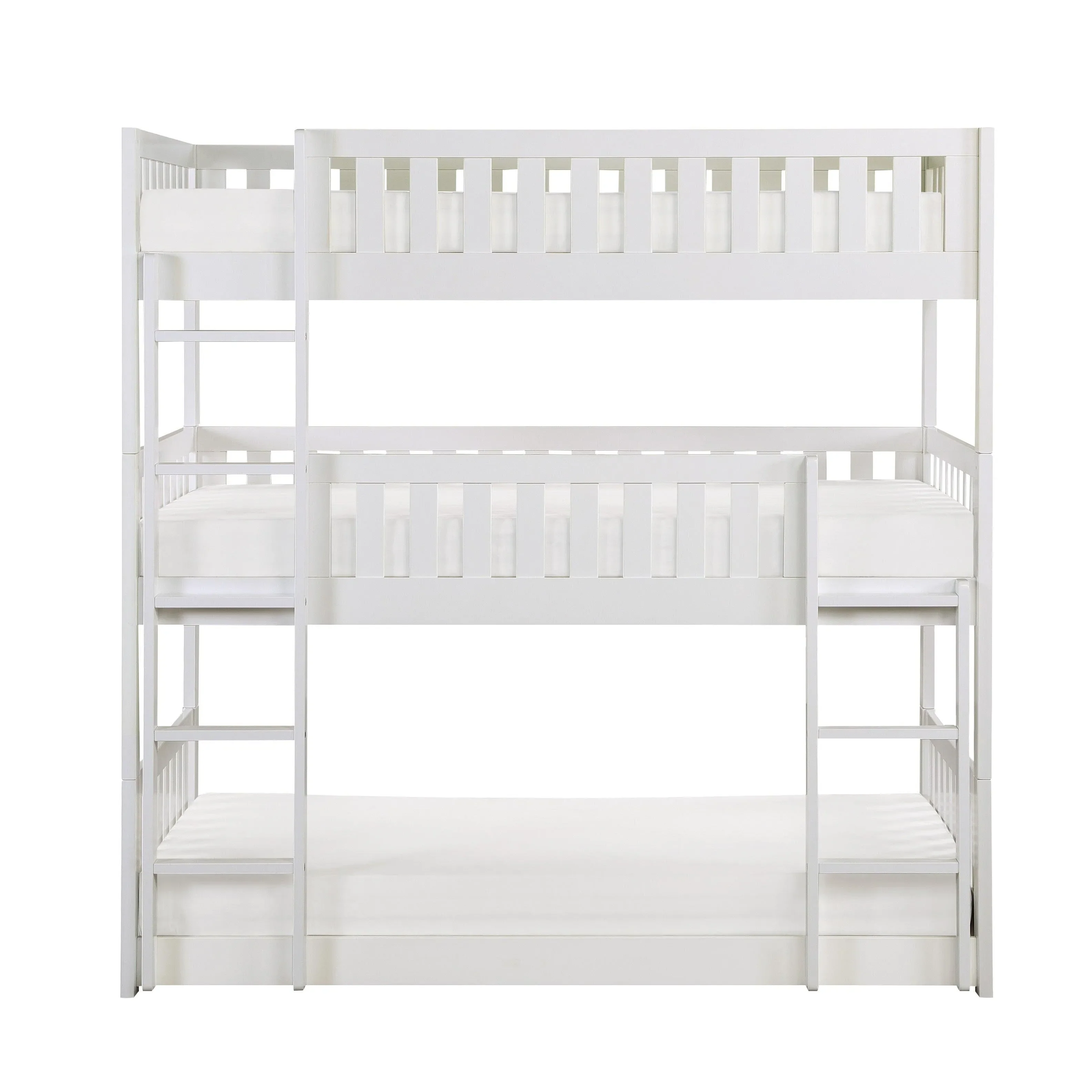 Galen White Twin Triple Bunk Bed - Image 2