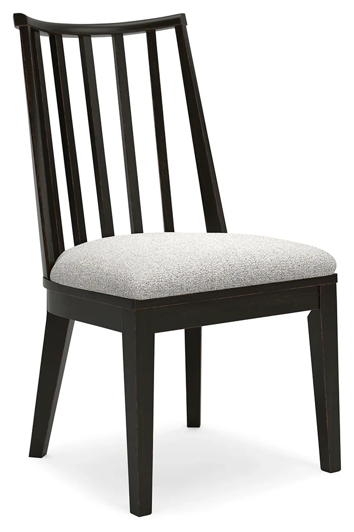 Galliden Black/Brown Extendable Dining Table and 8 Chairs - Image 5