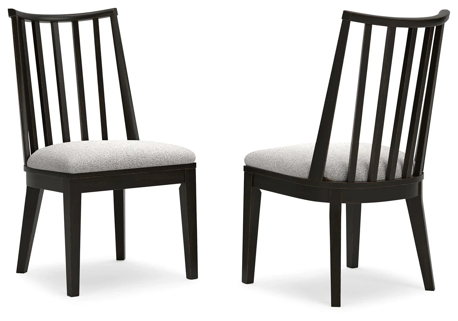 Galliden Black Dining Chair, Set of 2 - Image 2