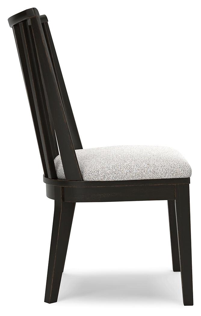 Galliden Black Dining Chair, Set of 2 - Image 8