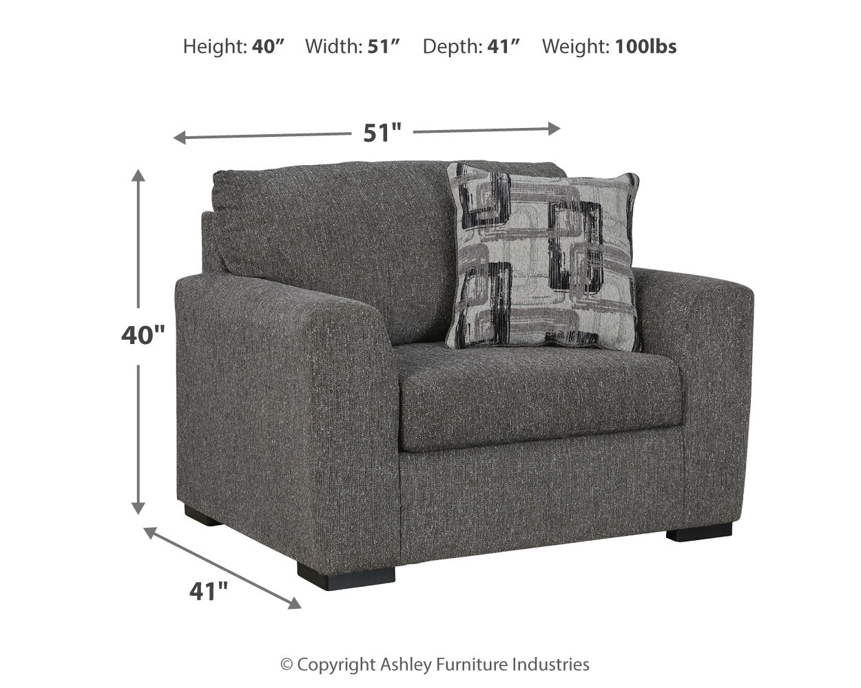 Gardiner Pewter Chair and Ottoman - Image 10