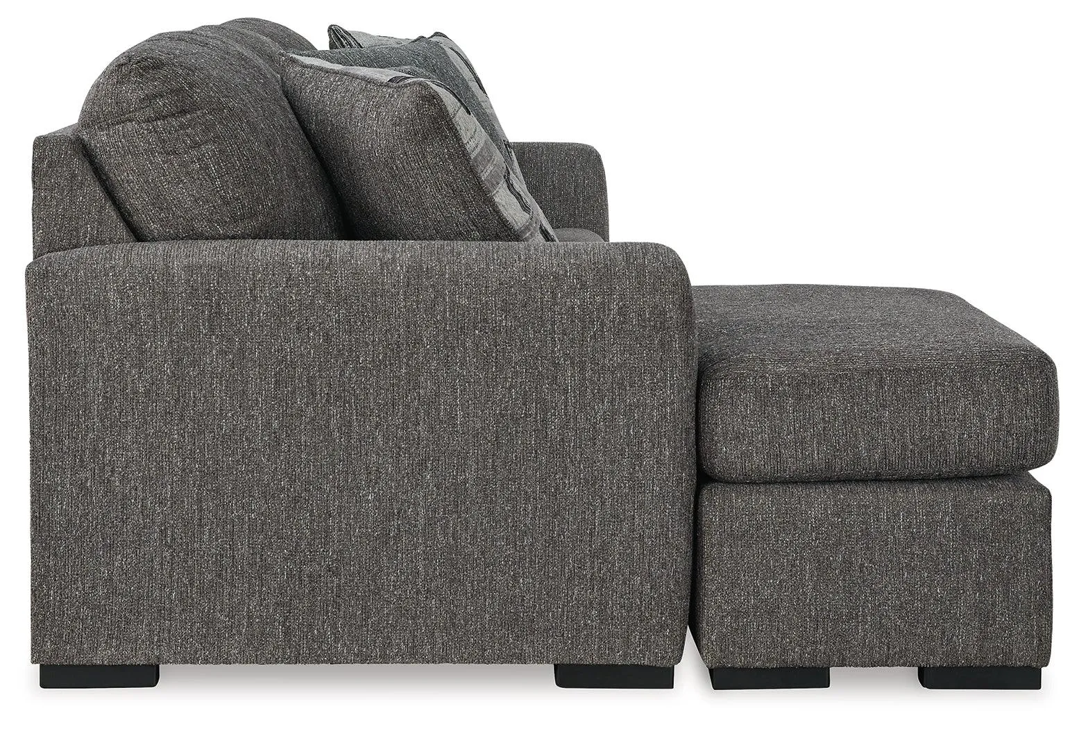 Gardiner Pewter Reversible Sofa Chaise - Image 6
