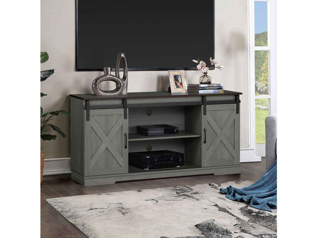 Garibaldi Brown/Gray TV Stand