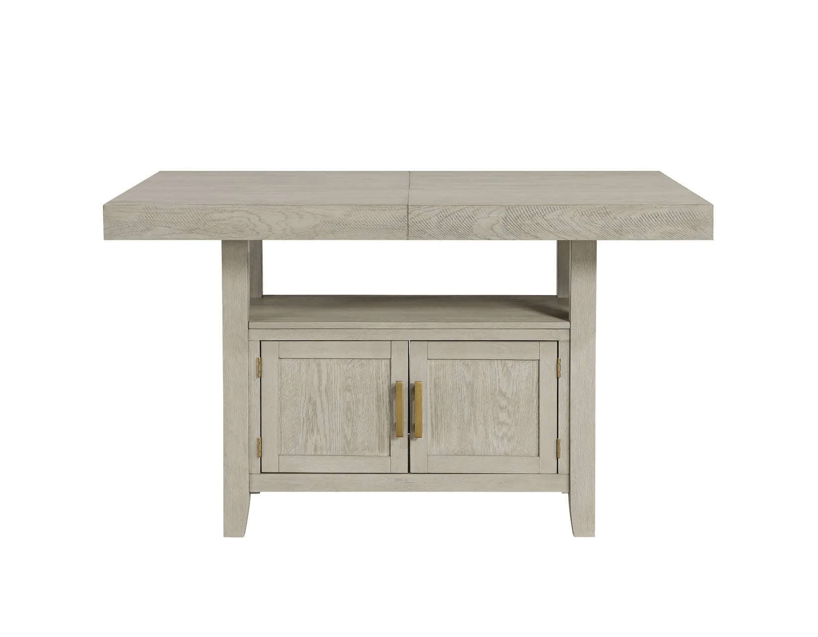 Garland 60-80″ Counter Table with 20″ Leaf, Greige Finish - Image 12
