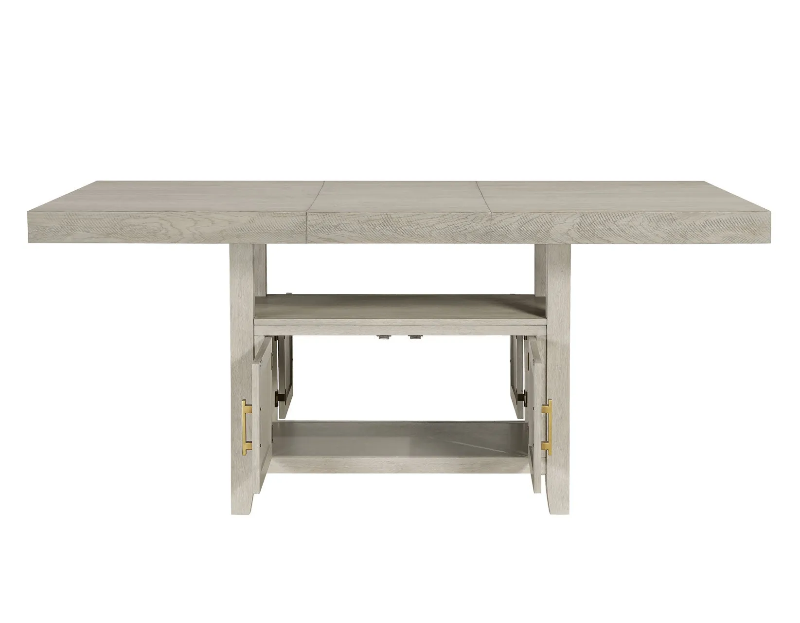 Garland 60-80″ Counter Table with 20″ Leaf, Greige Finish - Image 17