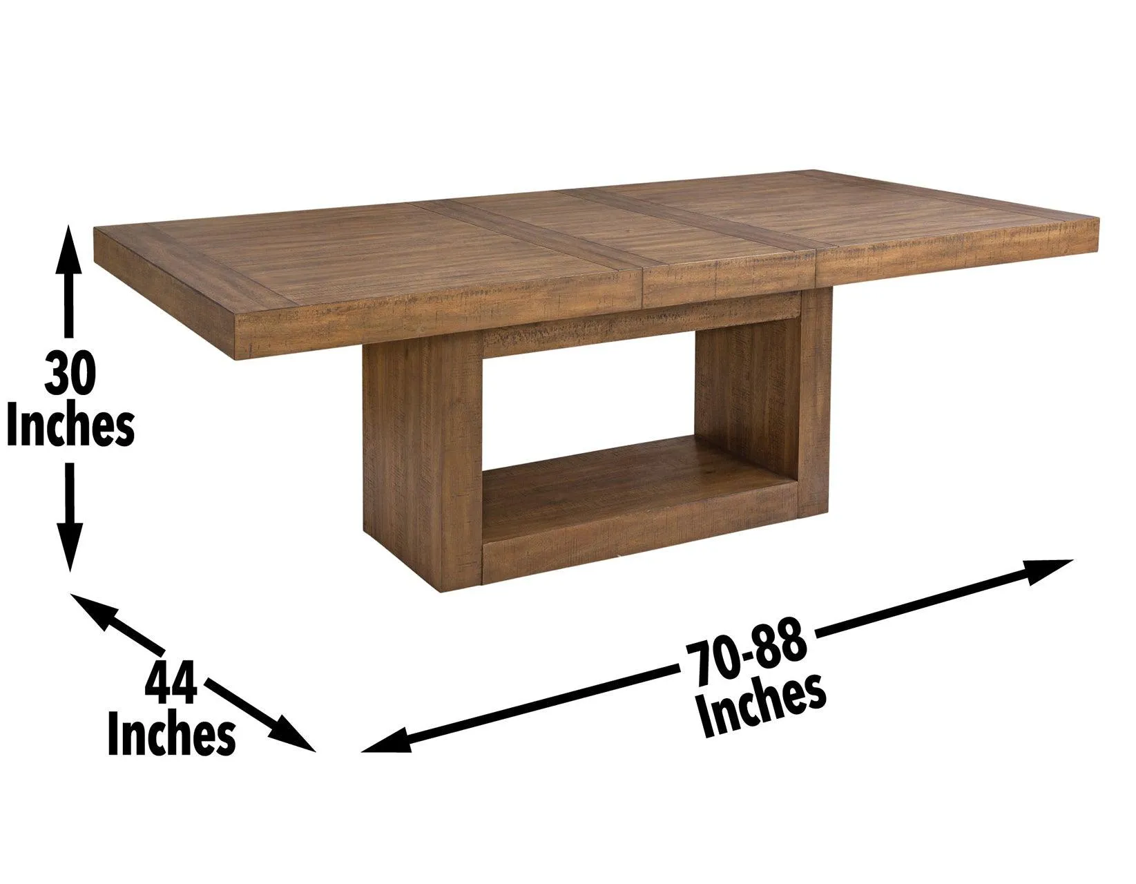 Garland 70-88-inch Table w/18-inch Leaf - Image 14
