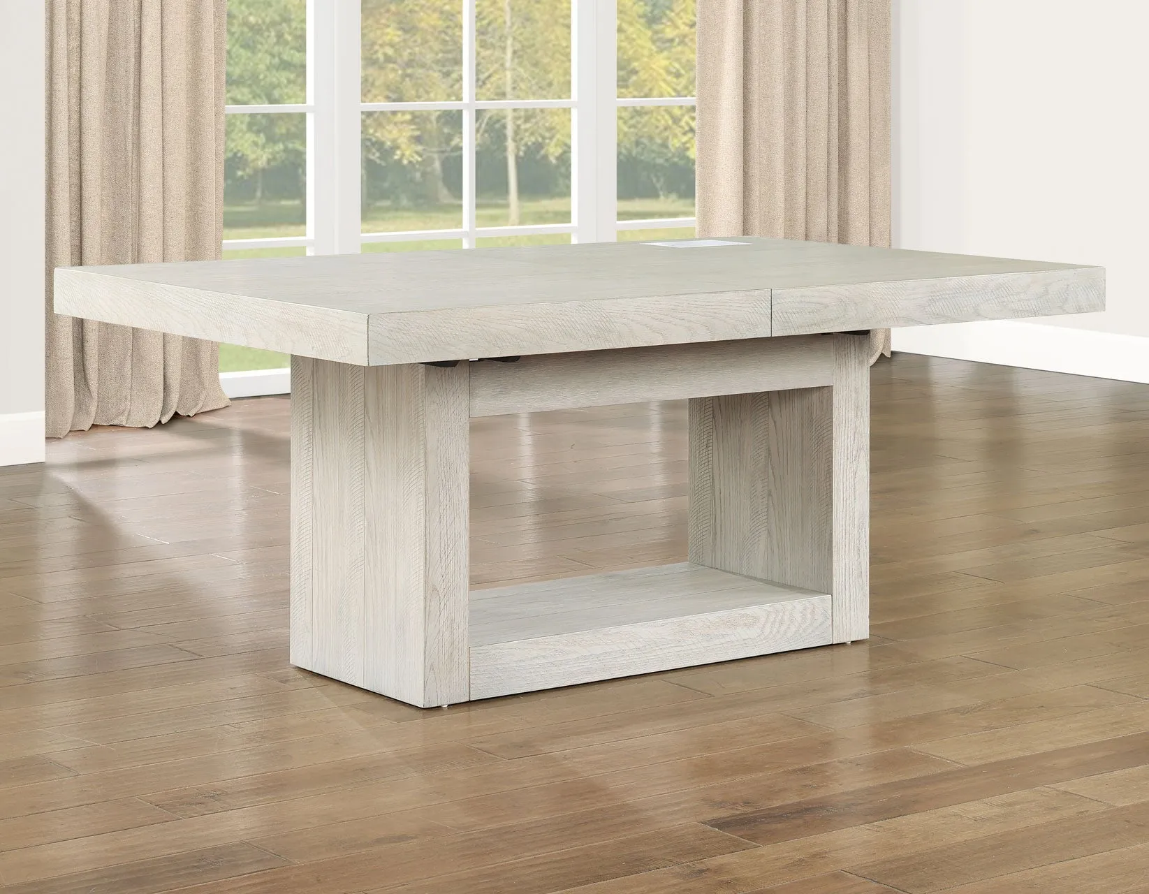 Garland 70-88-inch Table w/18-inch Leaf, Greige Finish - Image 2