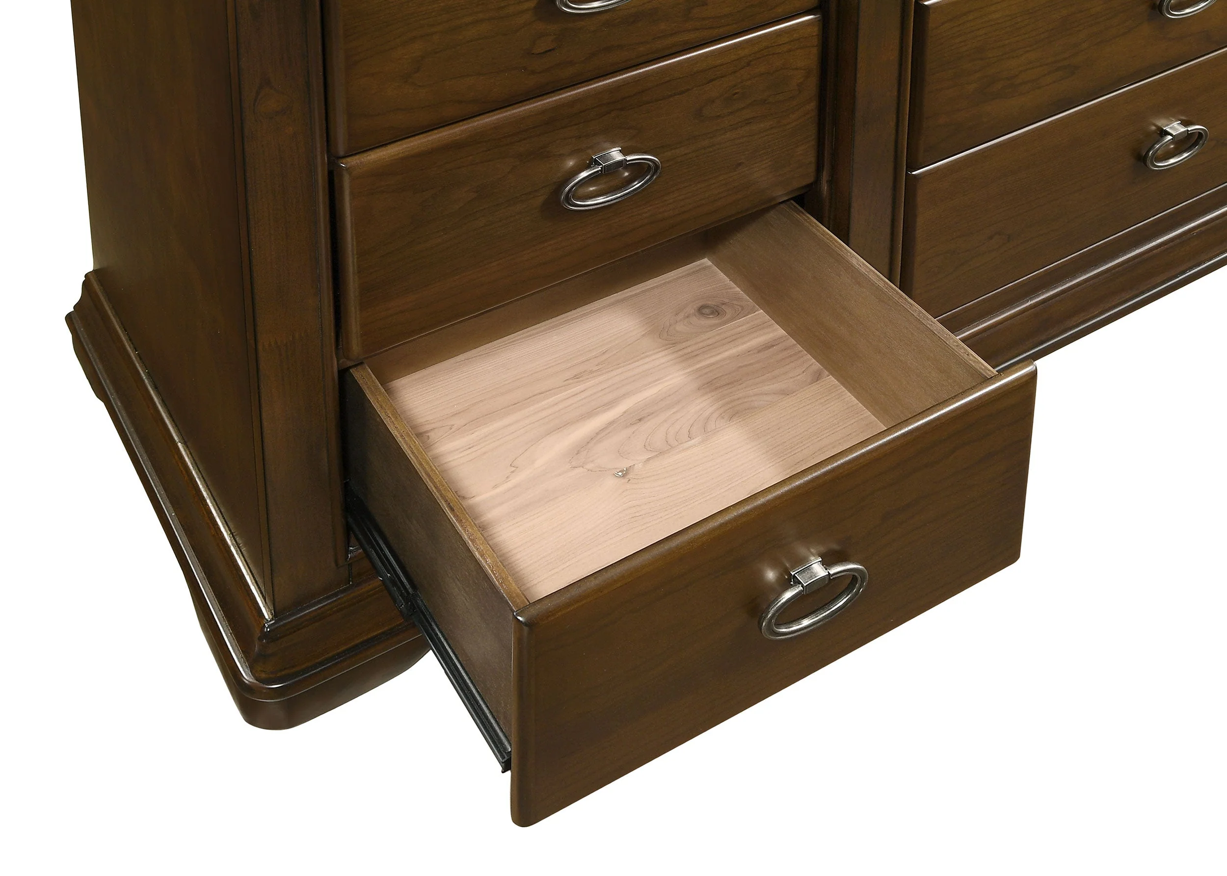 Garland Brown Cherry 4-piece Eastern King Bedroom Set - Image 13