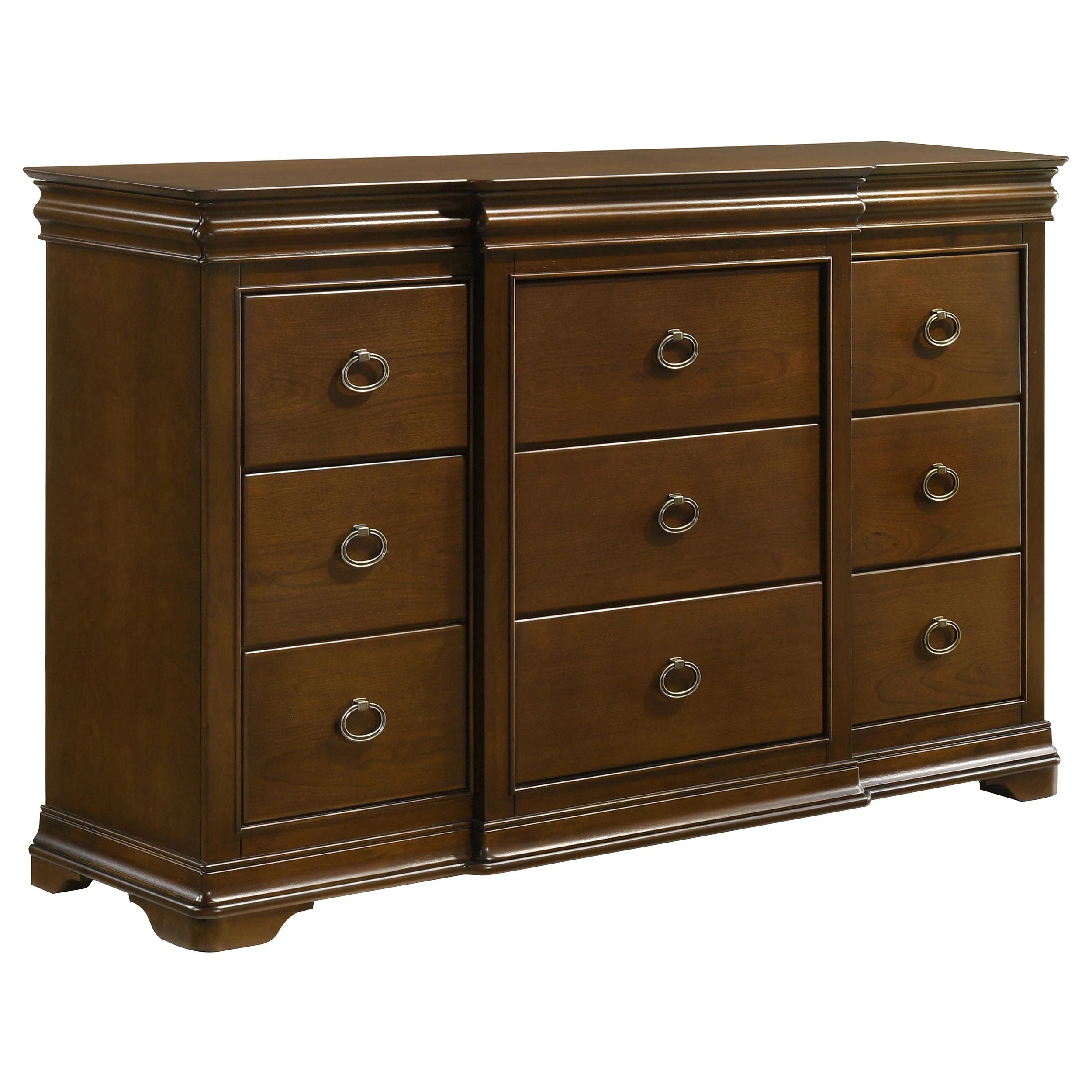 Garland Brown Cherry 4-piece Queen Bedroom Set - Image 7