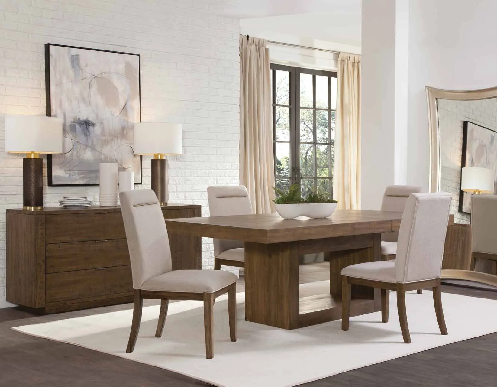 Garland Distressed Toffee Dining Room Set - Image 3