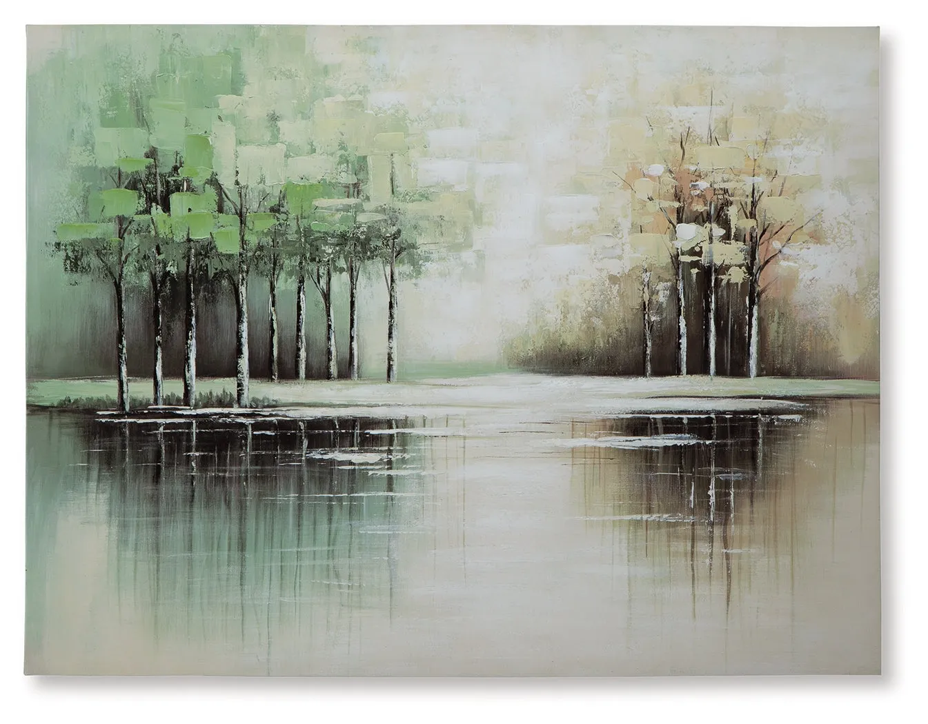 Garlenridge Green/Tan/White Wall Art - Image 2