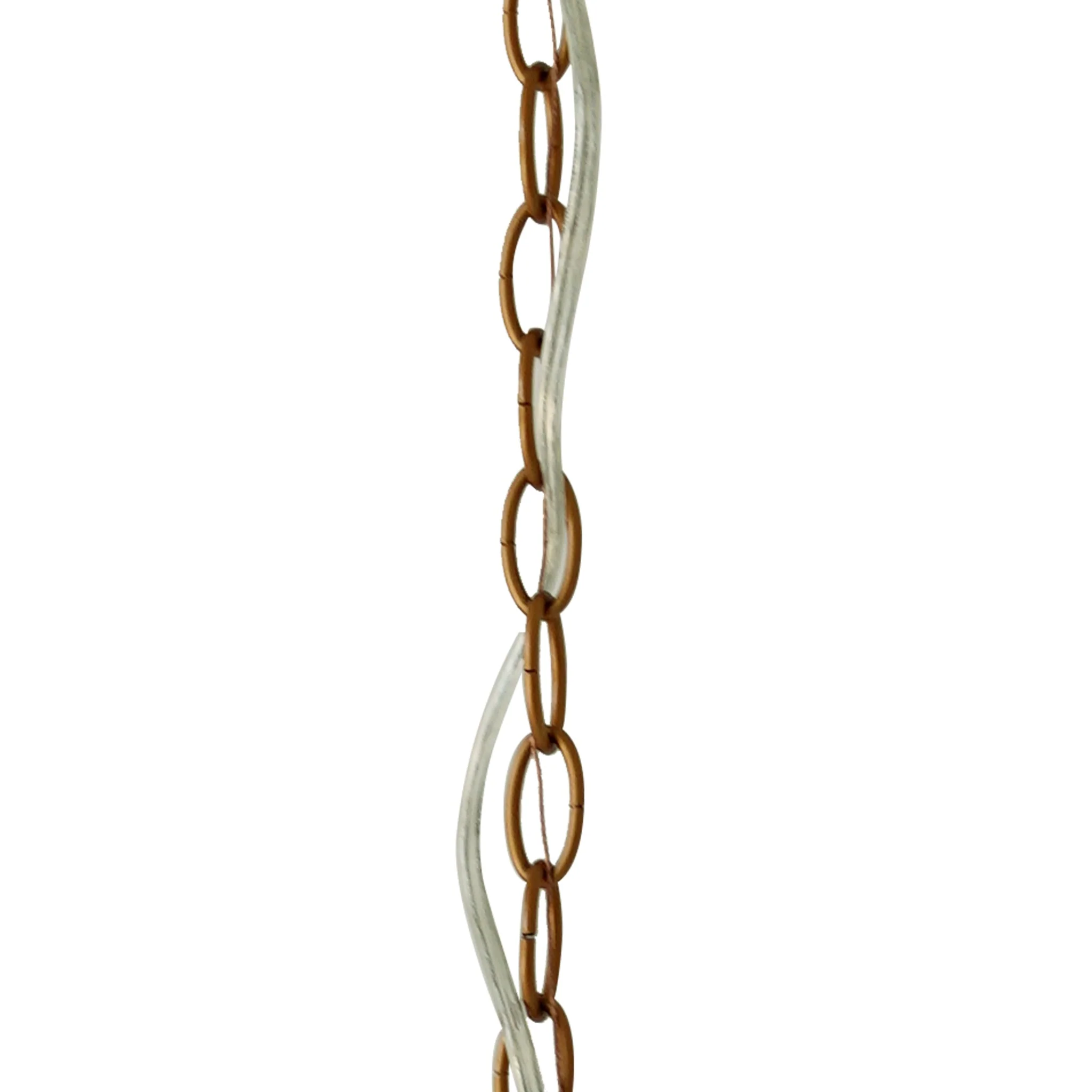 Garnet Pendant Lamp - Coarse Gold + Clear Glass - Image 8